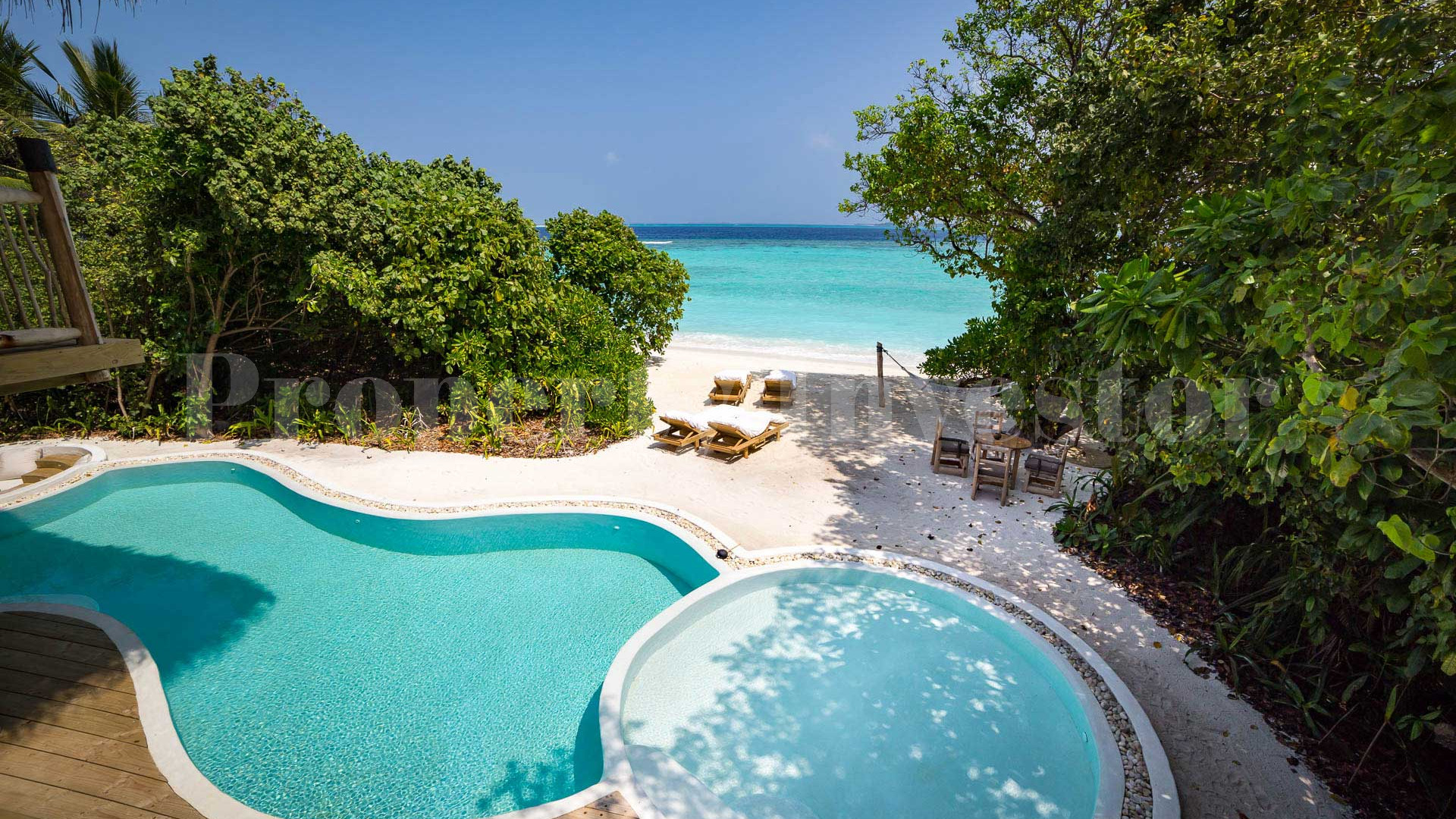 3 Bedroom Private Luxury Beachfront Pool Residence in the Maldives