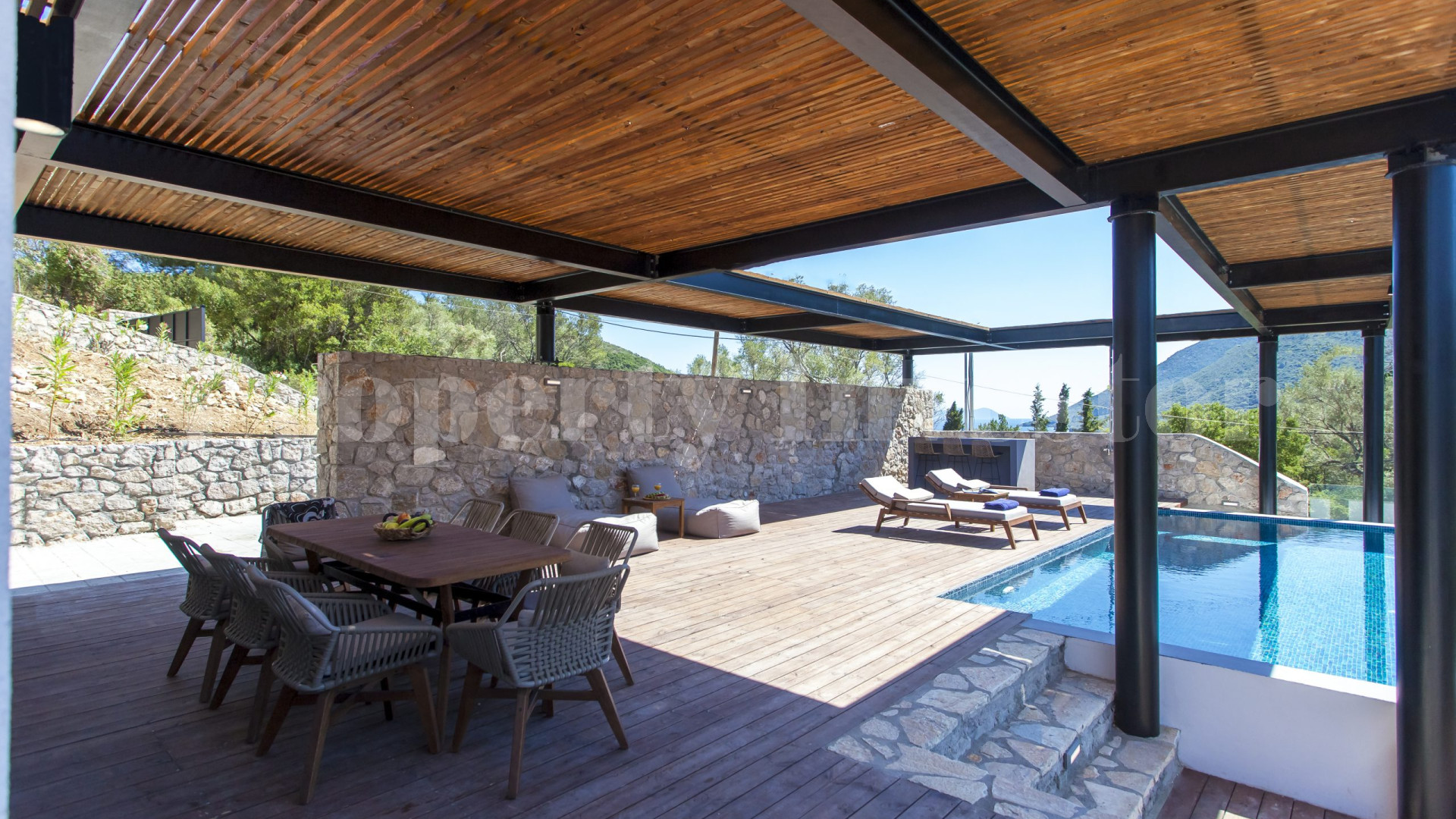 Brand New 4 Bedroom Luxury Villa with Breathtaking Panoramic Views for Sale on Lefkada Island, Greece