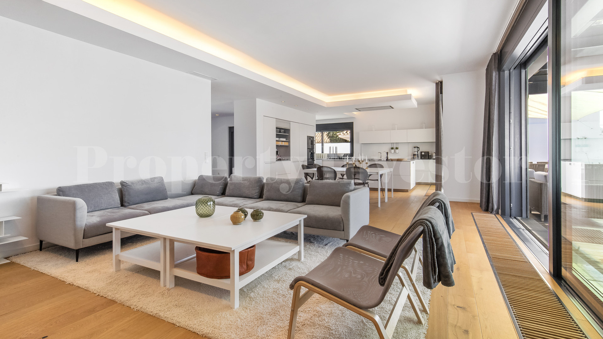 Incredible 6 Bedroom Luxury Beachfront Villa with Fantastic Rooftop Entertaining Areas & Private Beach Access for Sale in Marbella, Spain