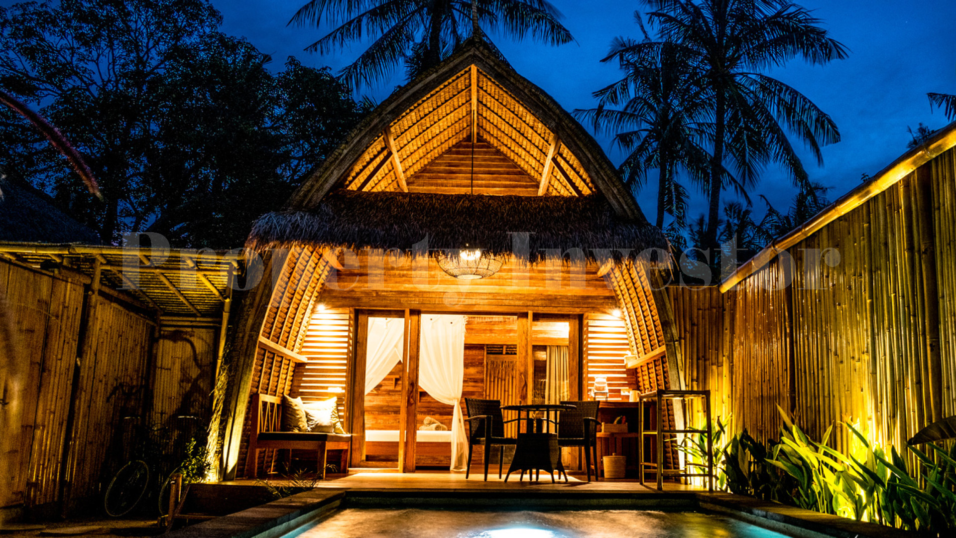 Unique Boutique Island Hotel with 4 Private Villas for Sale on Gili Air, Indonesia