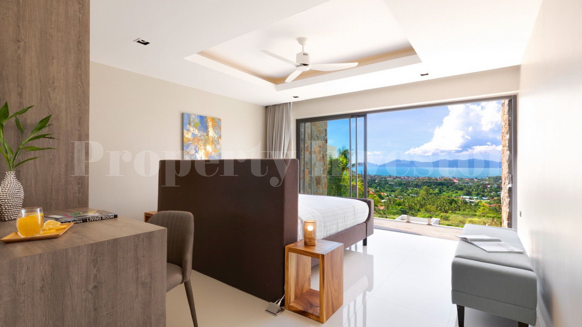 Фантастическая роскошная дизайнерская вилла с 4 спальнями с видом на море на о. Самуи