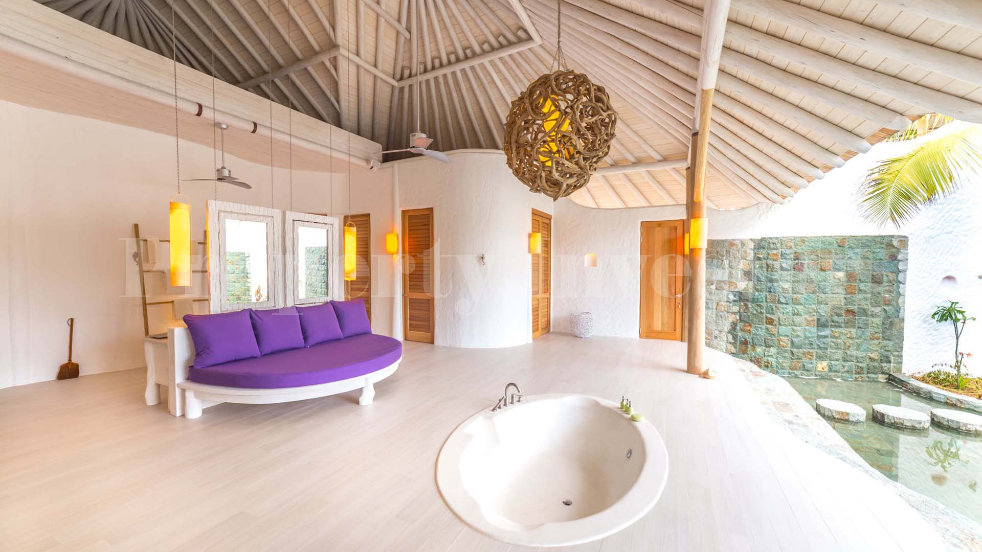 Exclusive 3 Bedroom Private Island Beach Residence with Slide for Sale in the Maldives