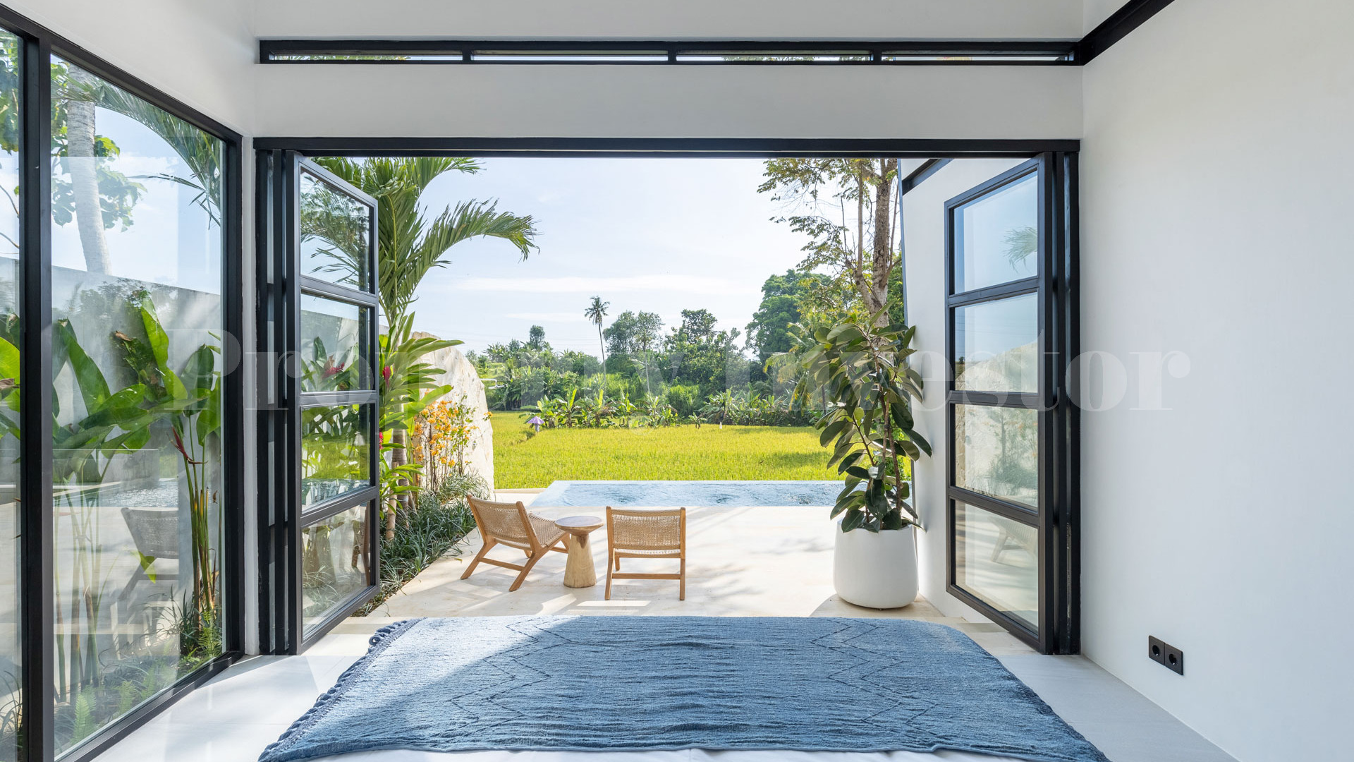 Chic 1-3 Bedroom Designer Loft Villas with Beautiful Rice Paddy Views for Sale Near Canggu, Bali