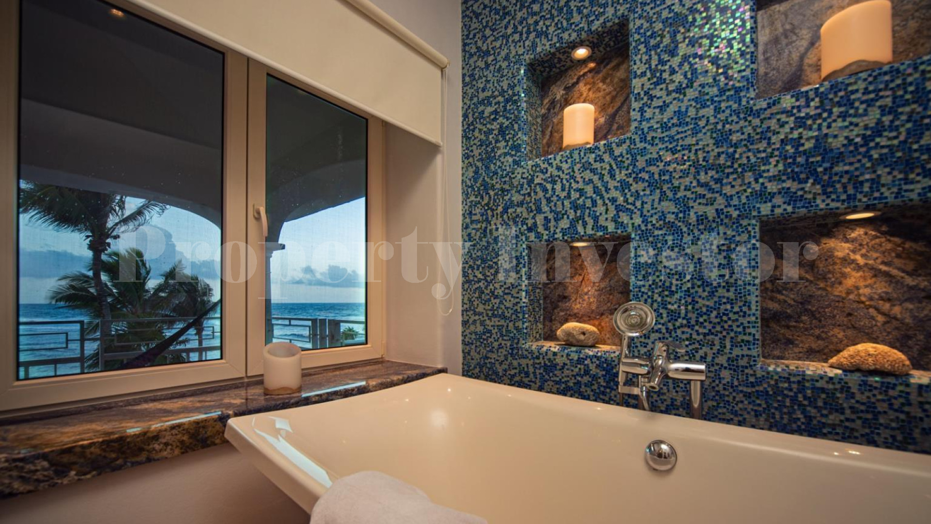 Incredible 6 Bedroom Luxury Beachfront Villa with Private Beach Access for Sale in Akumal, Mexico