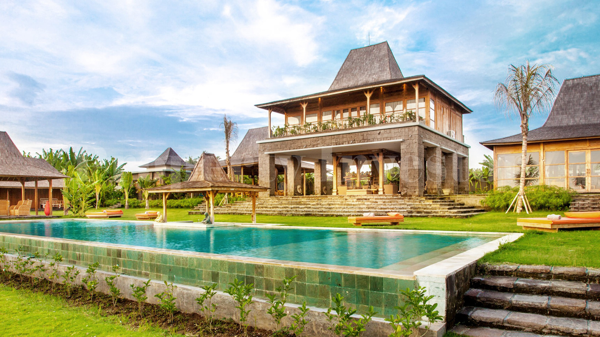 Breathtaking 24 Bedroom Luxury Ocean View Retreat with Incredible Lounging Areas for Sale in Tabanan, Bali
