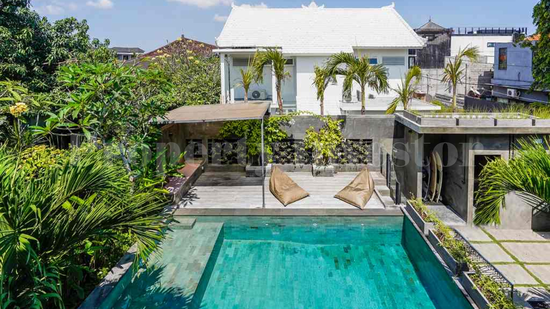 Modern 3 Bedroom Concrete Industrial Style Villa for Sale in Umalas, Bali