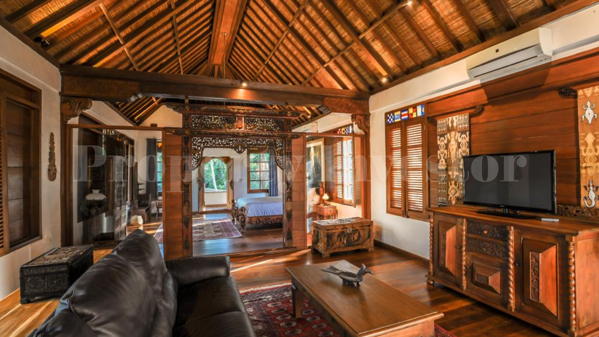Newly Renovated 5 Bedroom Traditional Luxury Villa with Stunning Tropical River & Jungle Views for Sale in South Ubud, Bali