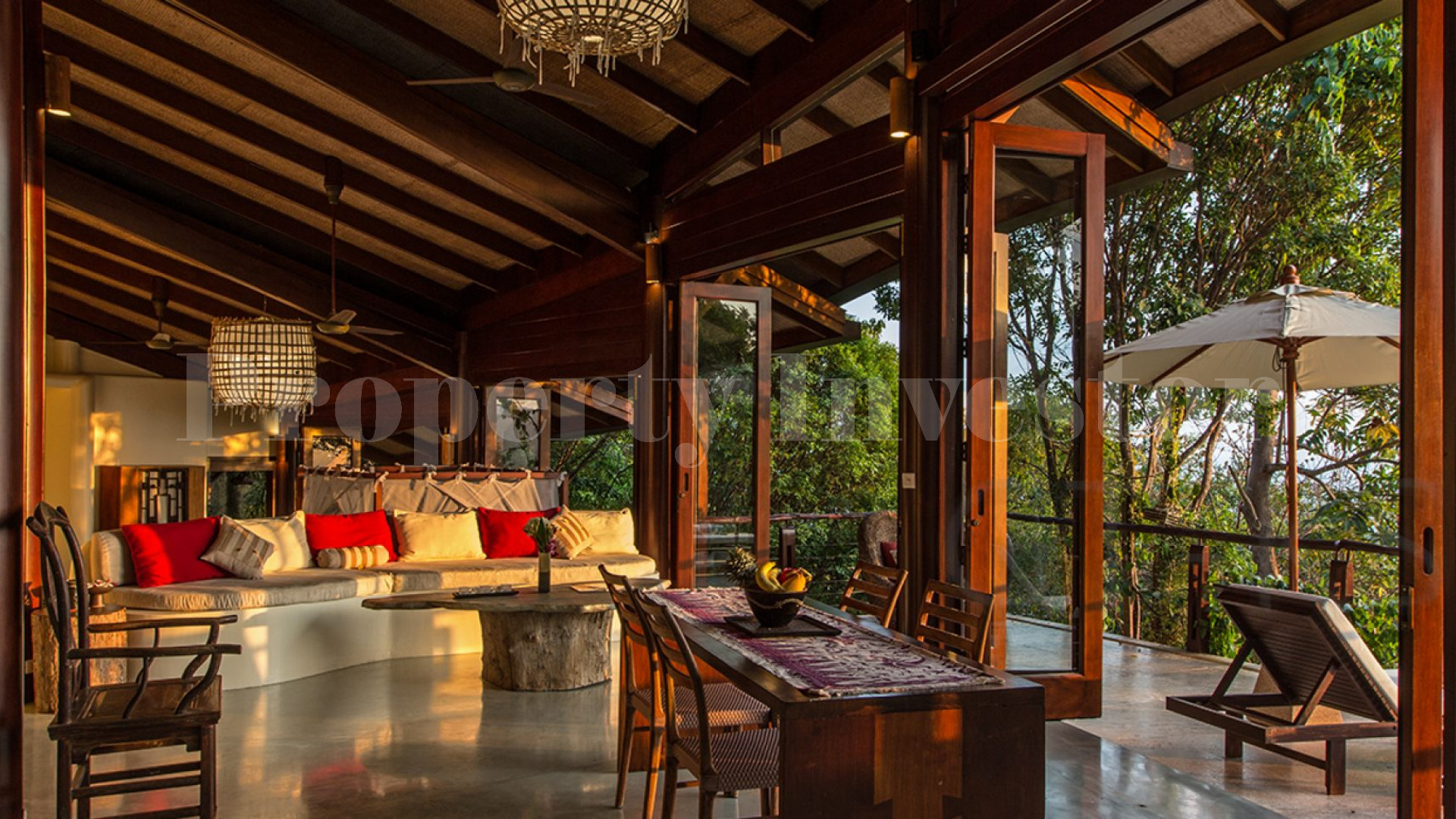 Unreal 3 Bedroom Tropical Luxury Hillside Villa with Waterfall in Koh Samui