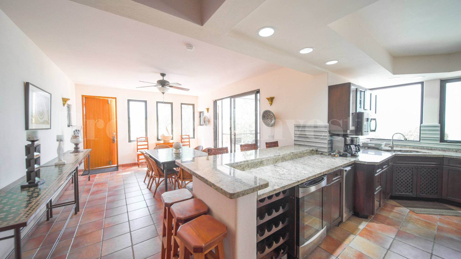 Exceptional 7 Bedroom Luxury Moroccan Style Beachfront Villa for Sale on Sapodilla Bay Beach, Turks & Caicos