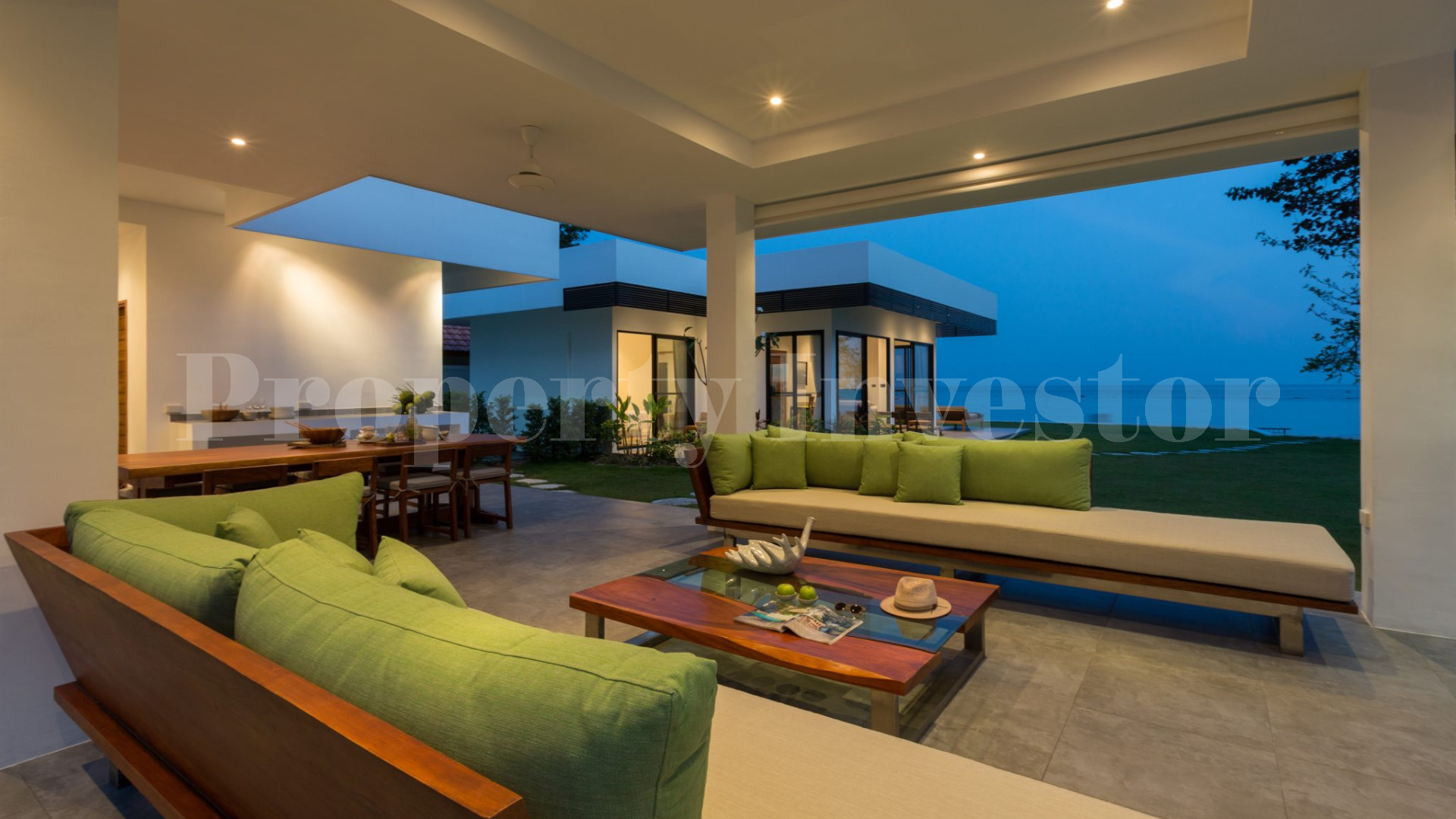 Продаётся идеальная современная вилла с 7 спальнями на пляже в Самуи