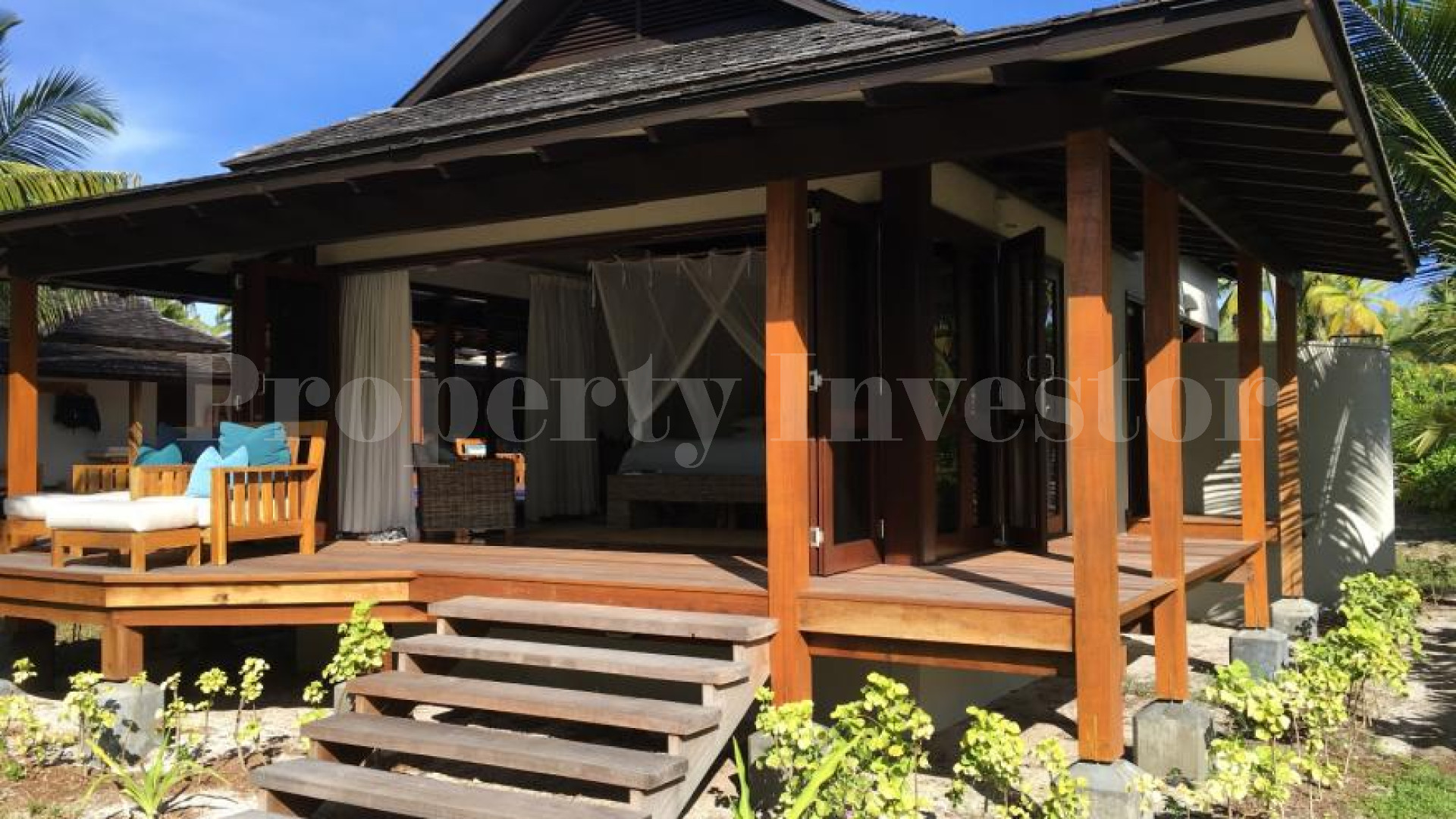 Private 4 Bedroom Luxury Beachfront Villa for Sale on Desroches Island, Seychelles