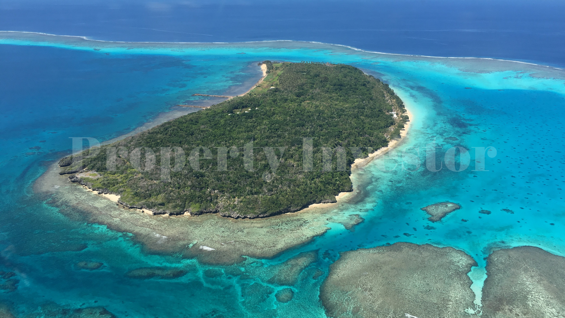 91 Hectare Private Island Resort or Residence with Runway & Golf Course for Sale in Fiji