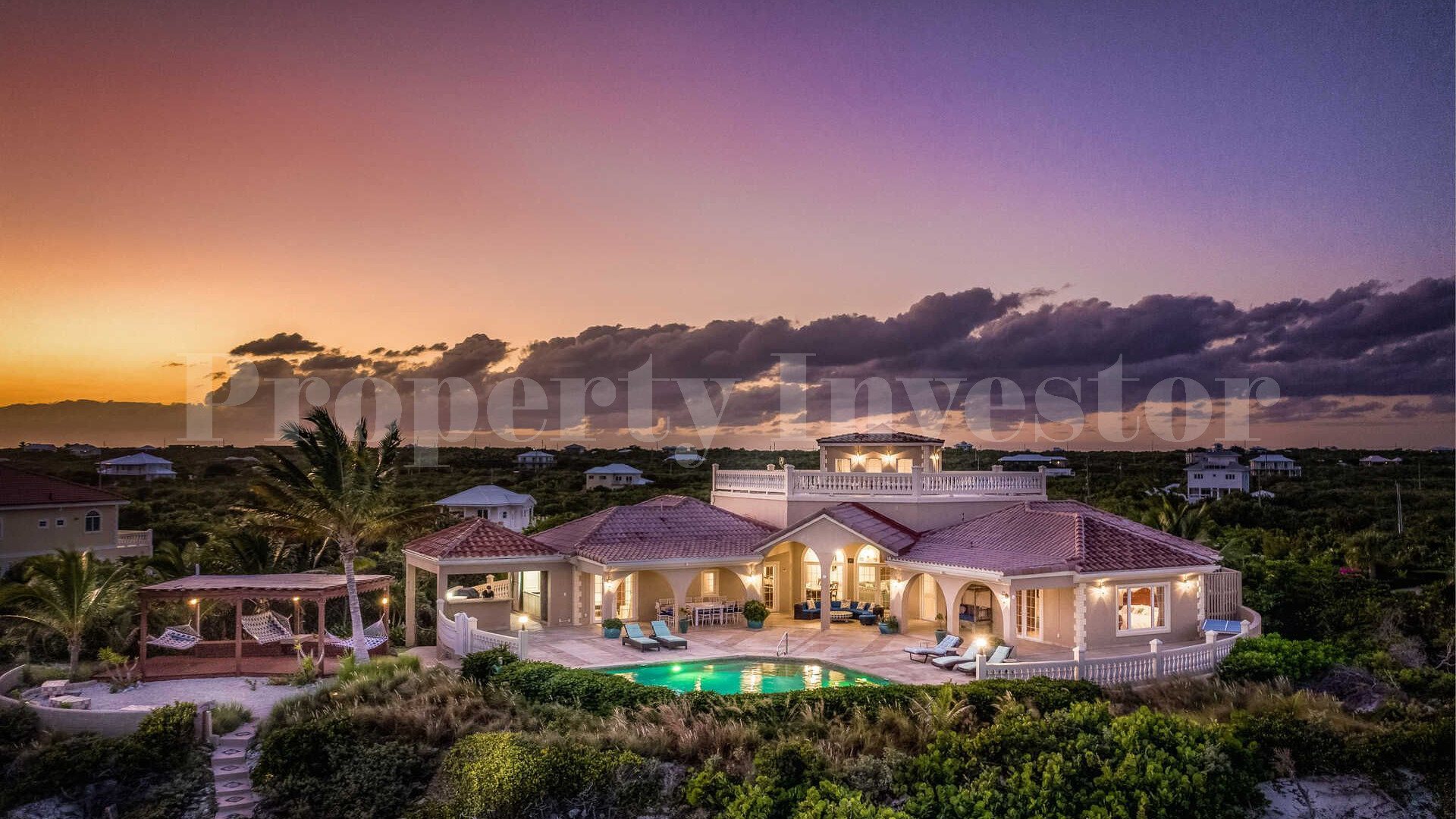 Popular 7 Bedroom Beachfront Rental Villa on Long Beach, Turks & Caicos