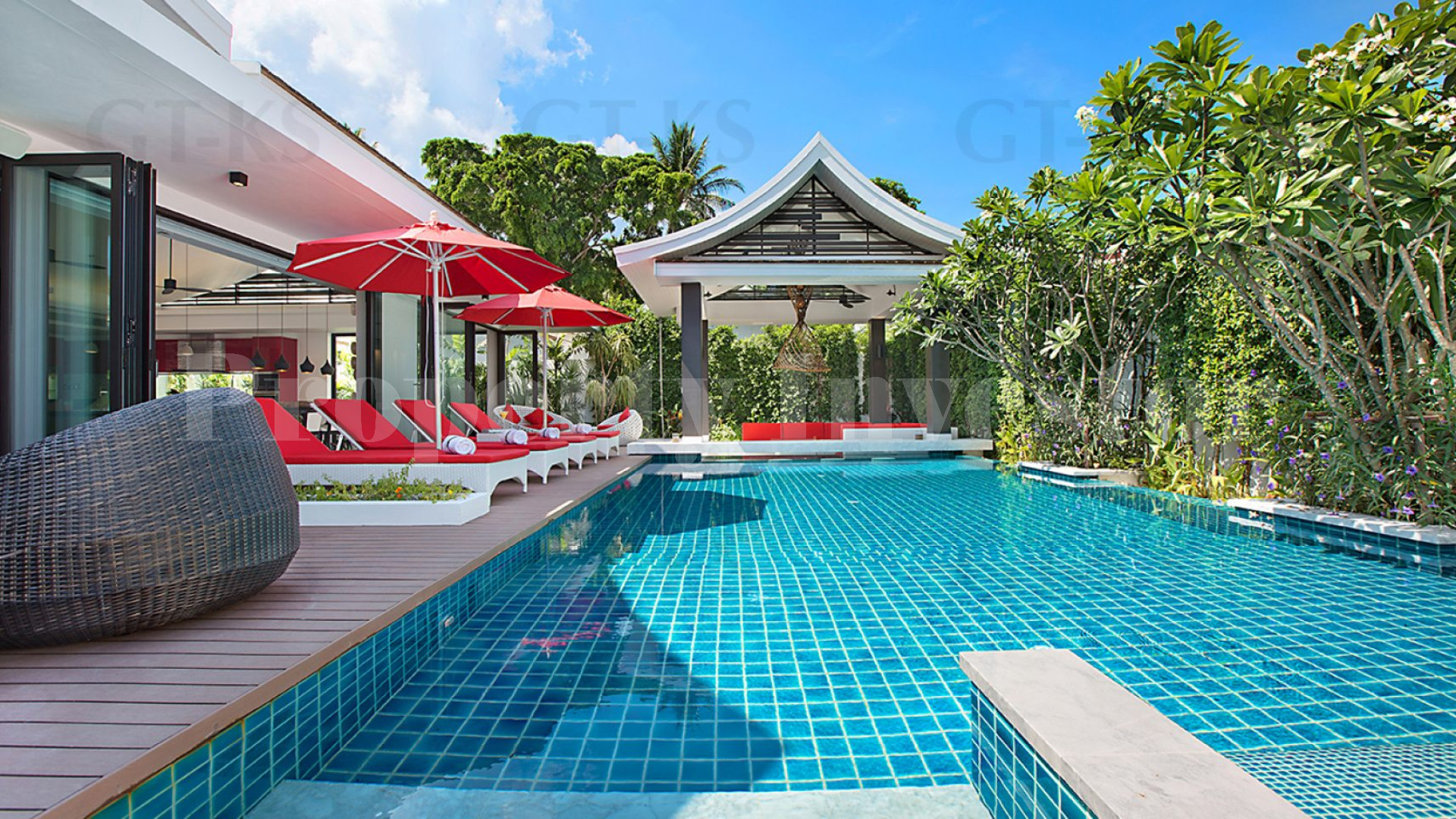 Unbelievable 5 Bedroom Luxury Beachfront Contemporary Thai Villa for Sale in Koh Samui, Thailand