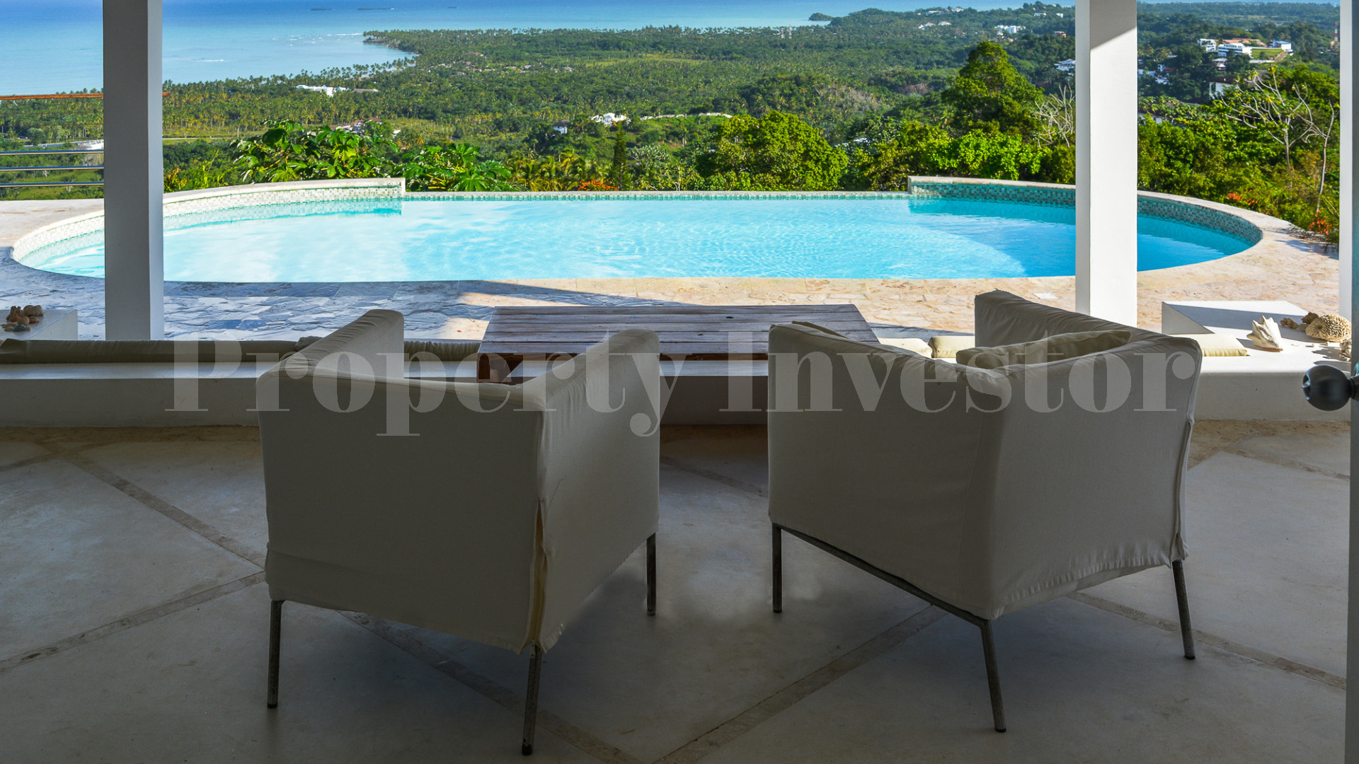 One-of-a-Kind 7 Bedroom Luxury Mountain Villa with Amazing Panoramic Sea Views and Massive Lot Near Las Terrenas