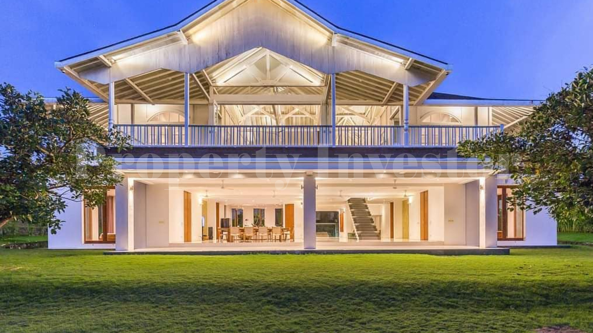 Sophisticated 6 Bedroom Luxury Colonial Style Villa for Rent in Canggu, Bali