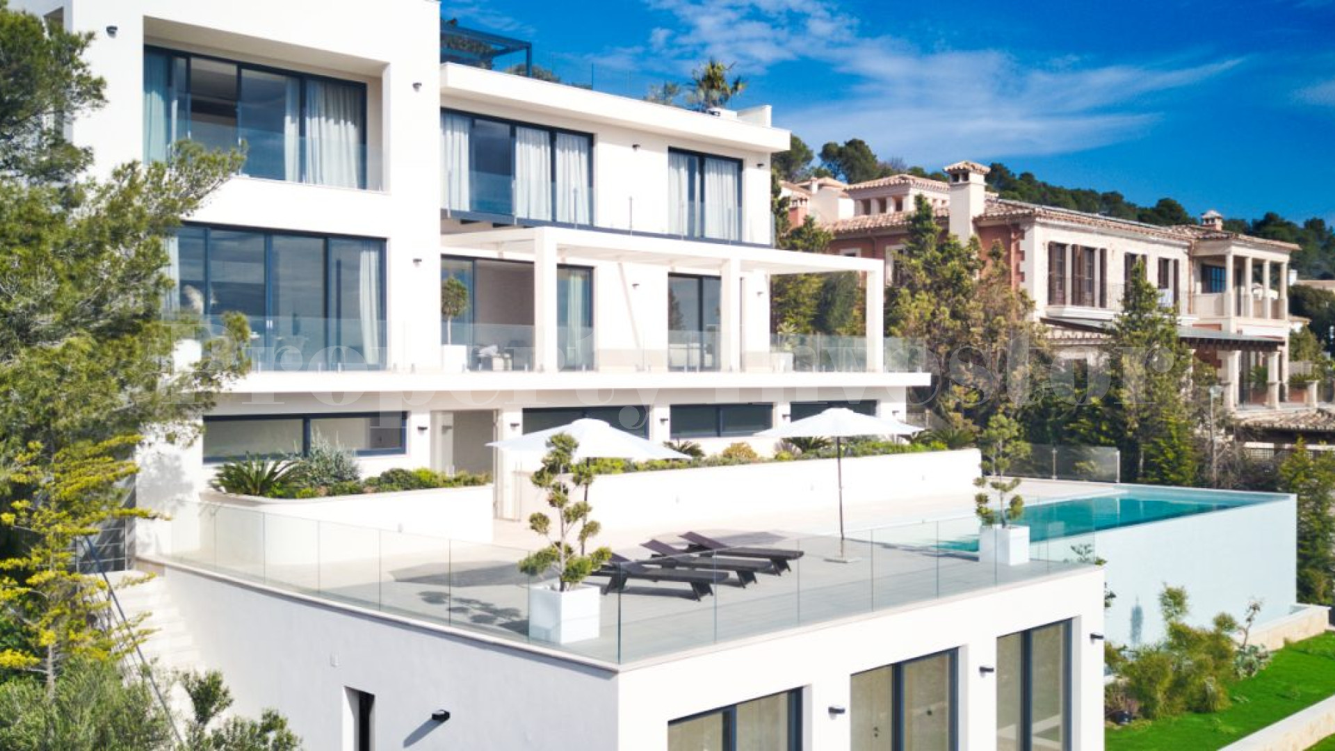 Impressive 8 Bedroom Luxury Sea View Villa Sought After Area of Port Andratx