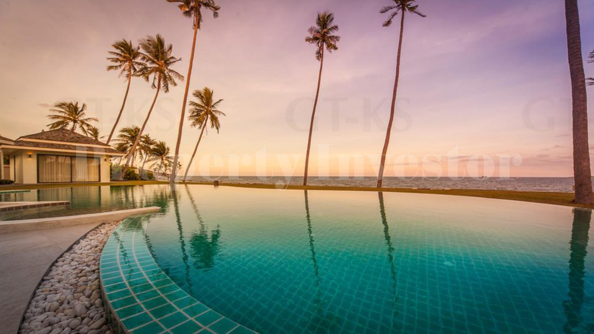 Stunning 4 Bedroom Modern Beachfront Villa with Private Beach Access for Sale in Koh Samui, Thailand