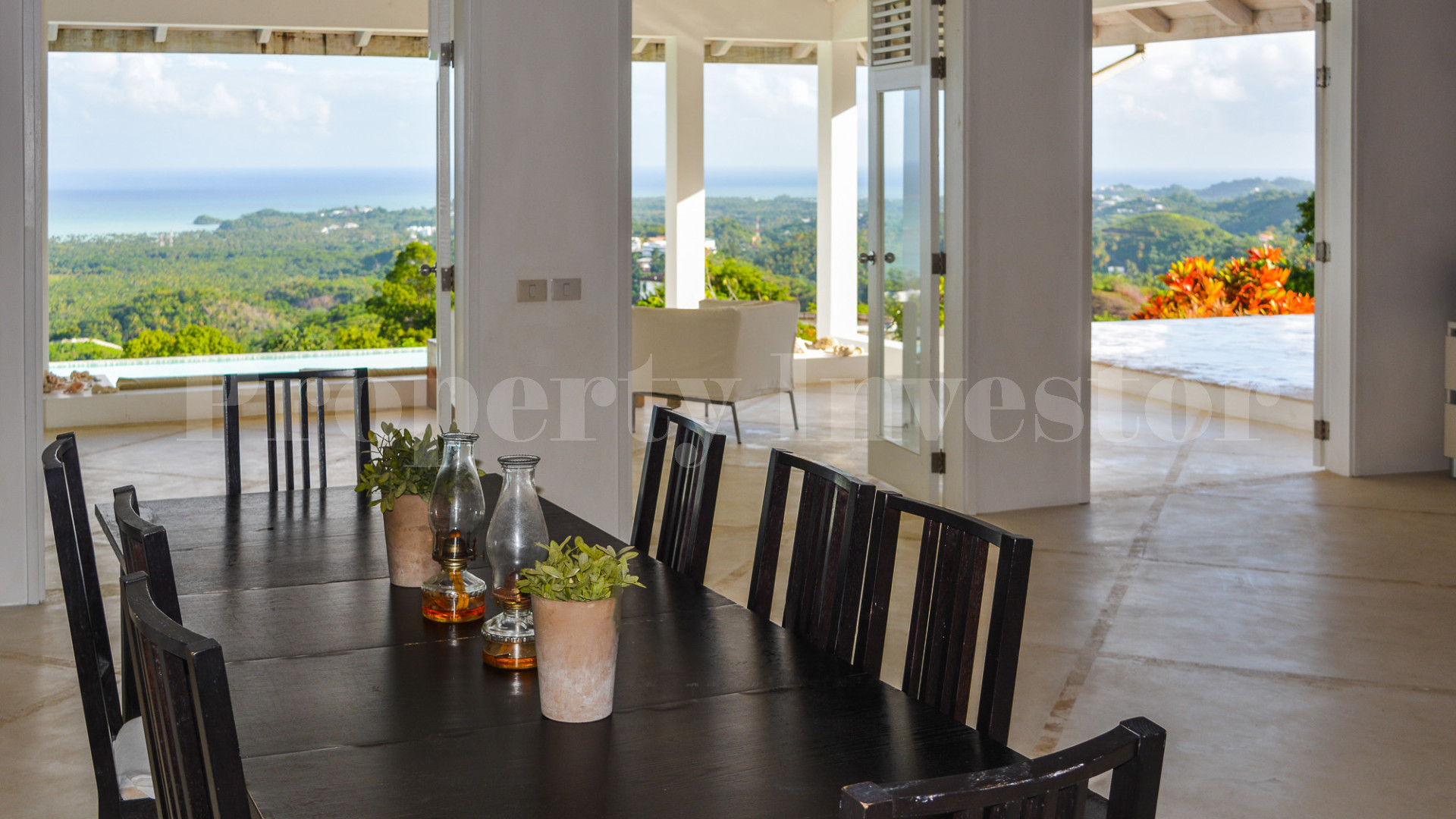 One-of-a-Kind 7 Bedroom Luxury Mountain Villa with Amazing Panoramic Sea Views and Massive Lot Near Las Terrenas