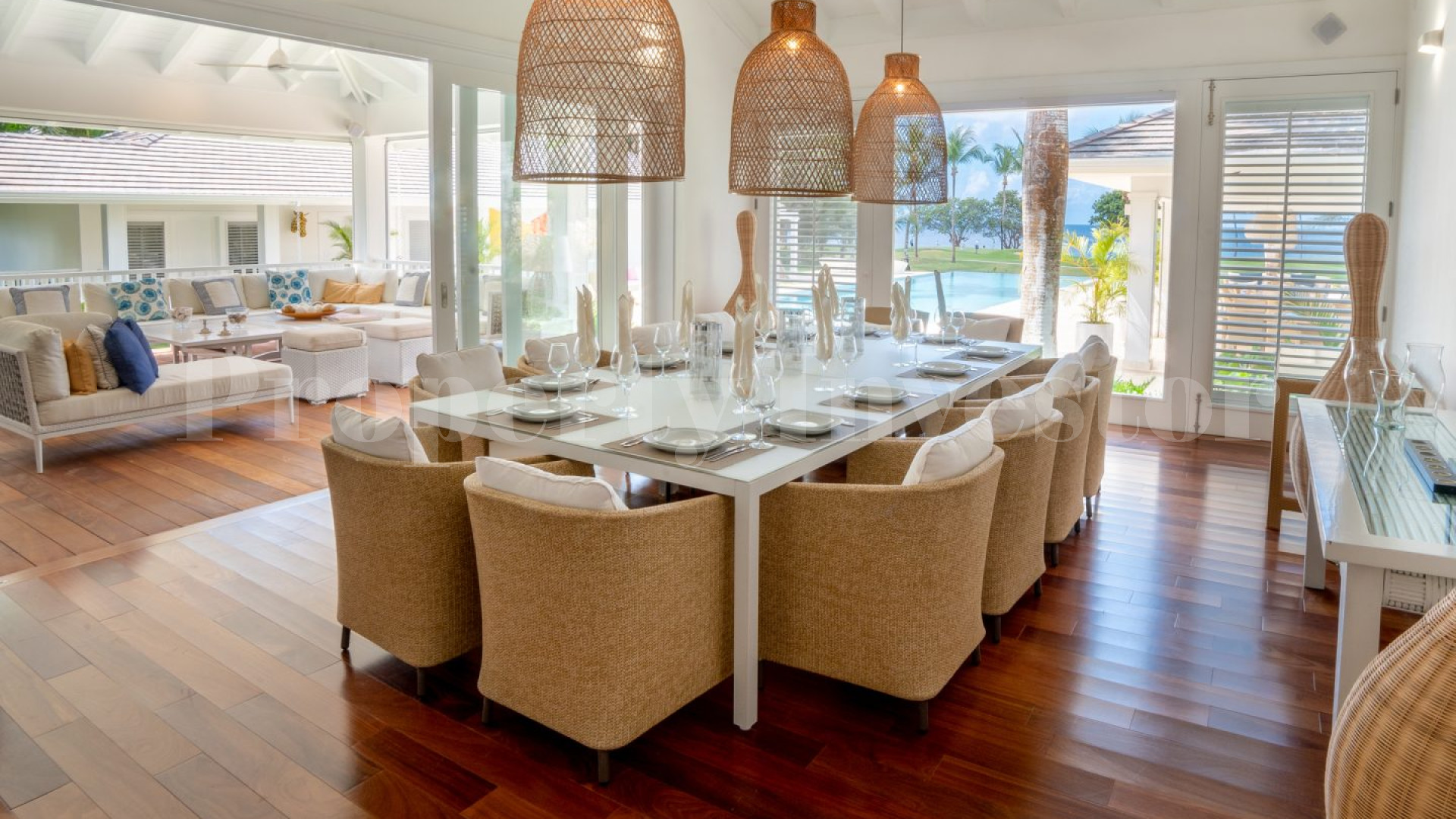 Modern Colonial 7 Bedroom Luxury Villa with Fabulous Golf & Ocean Views for Sale in La Romana, Dominican Republic