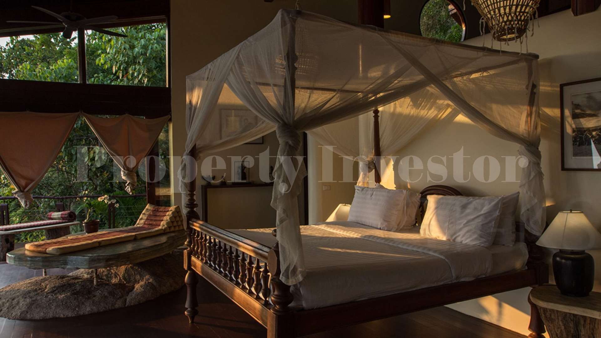 Unreal 3 Bedroom Tropical Luxury Hillside Villa with Waterfall in Koh Samui