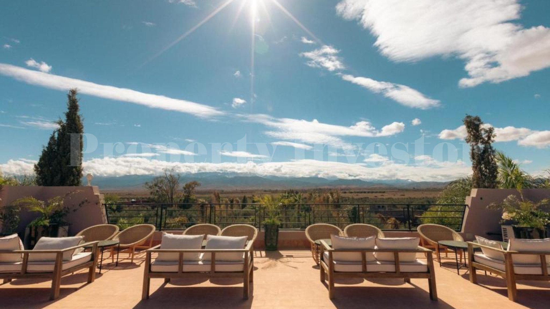 Exceptional 12 Suite Boutique Hotel with Panoramic Views of the Atlas Mountains, Morocco 