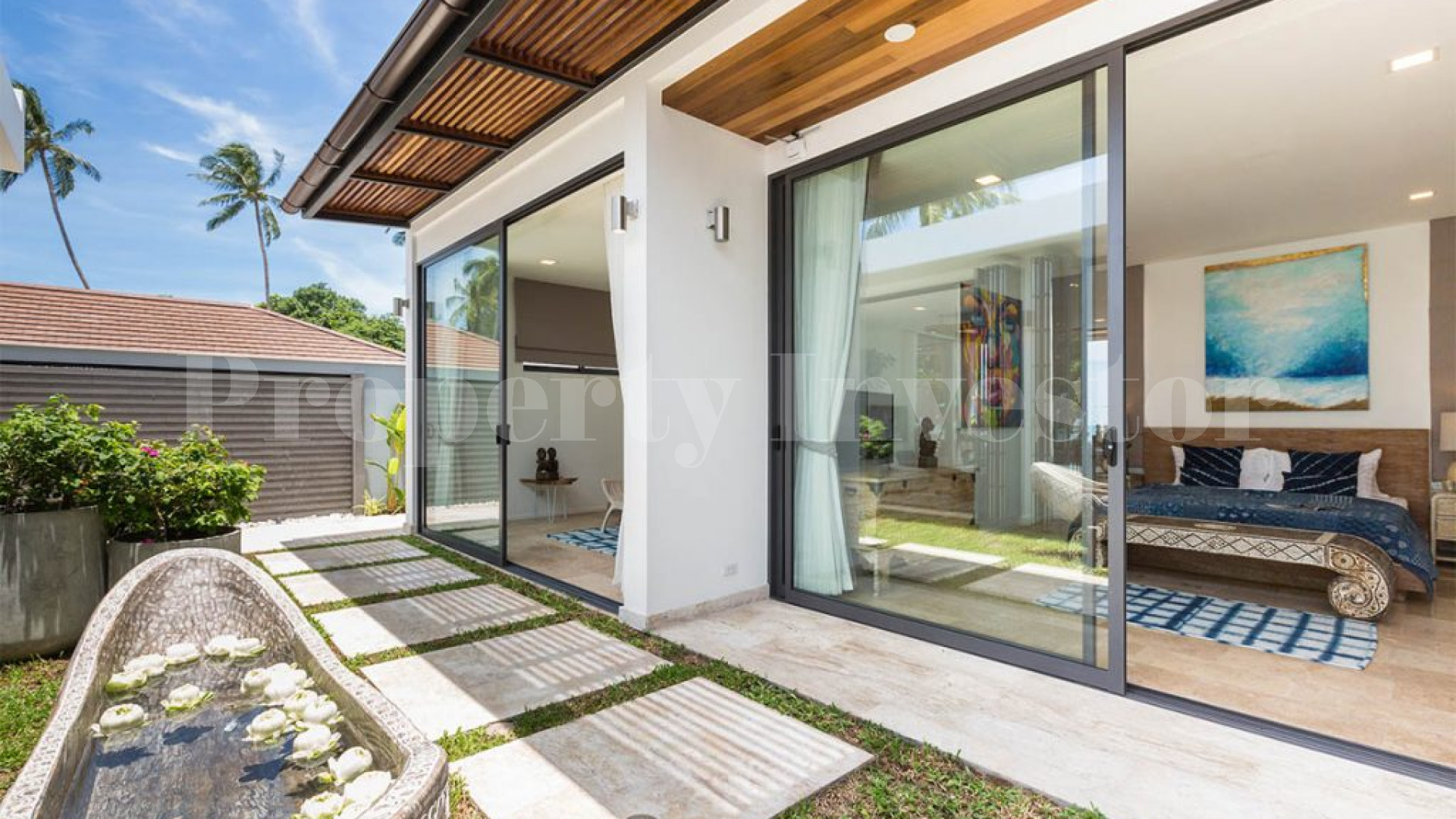 Breathtaking 6 Bedroom Beachfront Villa for Sale in Samui