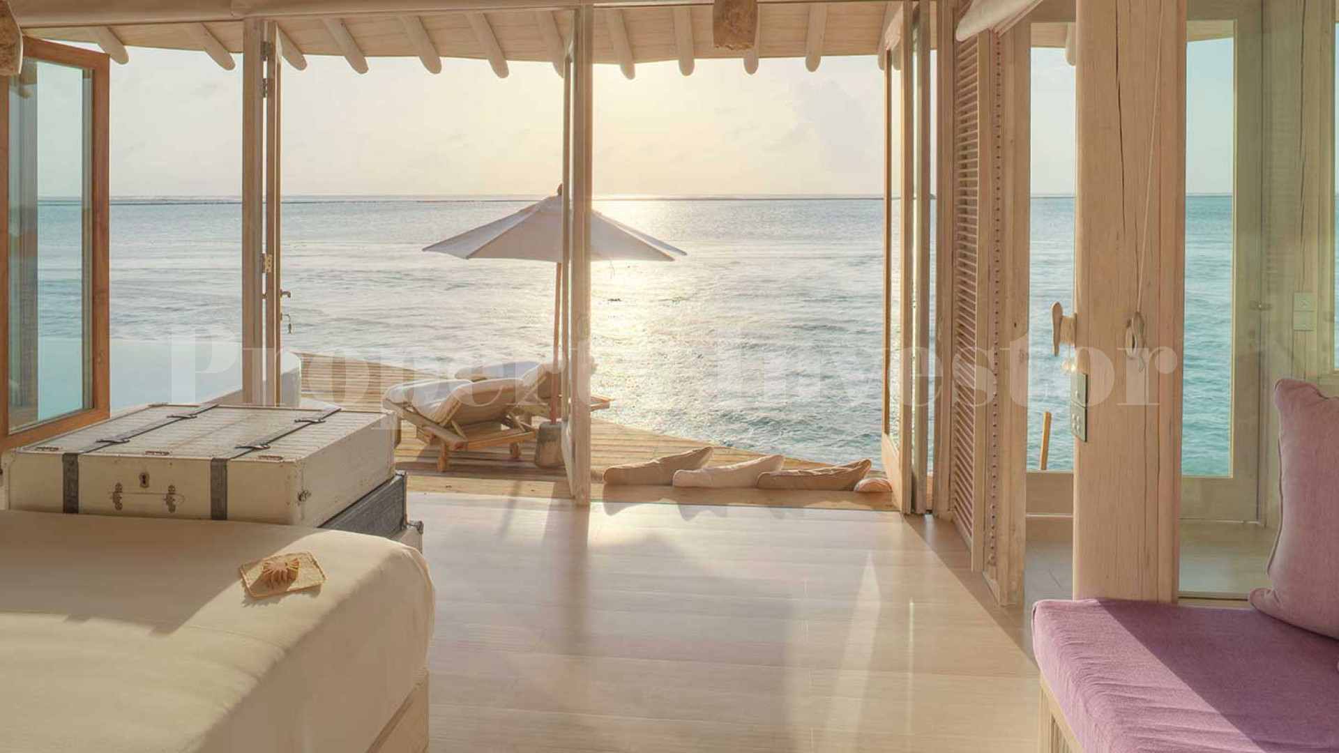 1 Bedroom Overwater Villa with Slide in the Maldives