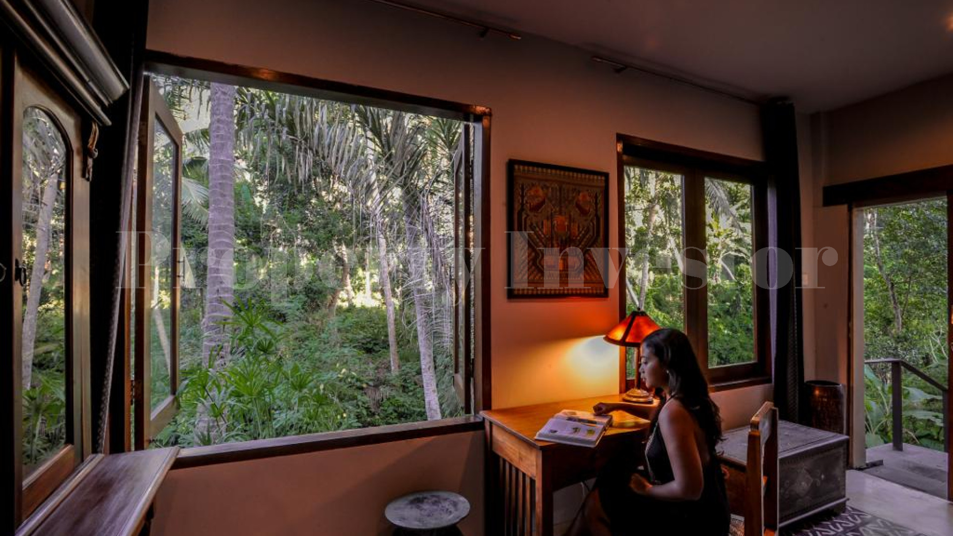 Newly Renovated 5 Bedroom Traditional Luxury Villa with Stunning Tropical River & Jungle Views for Sale in South Ubud, Bali