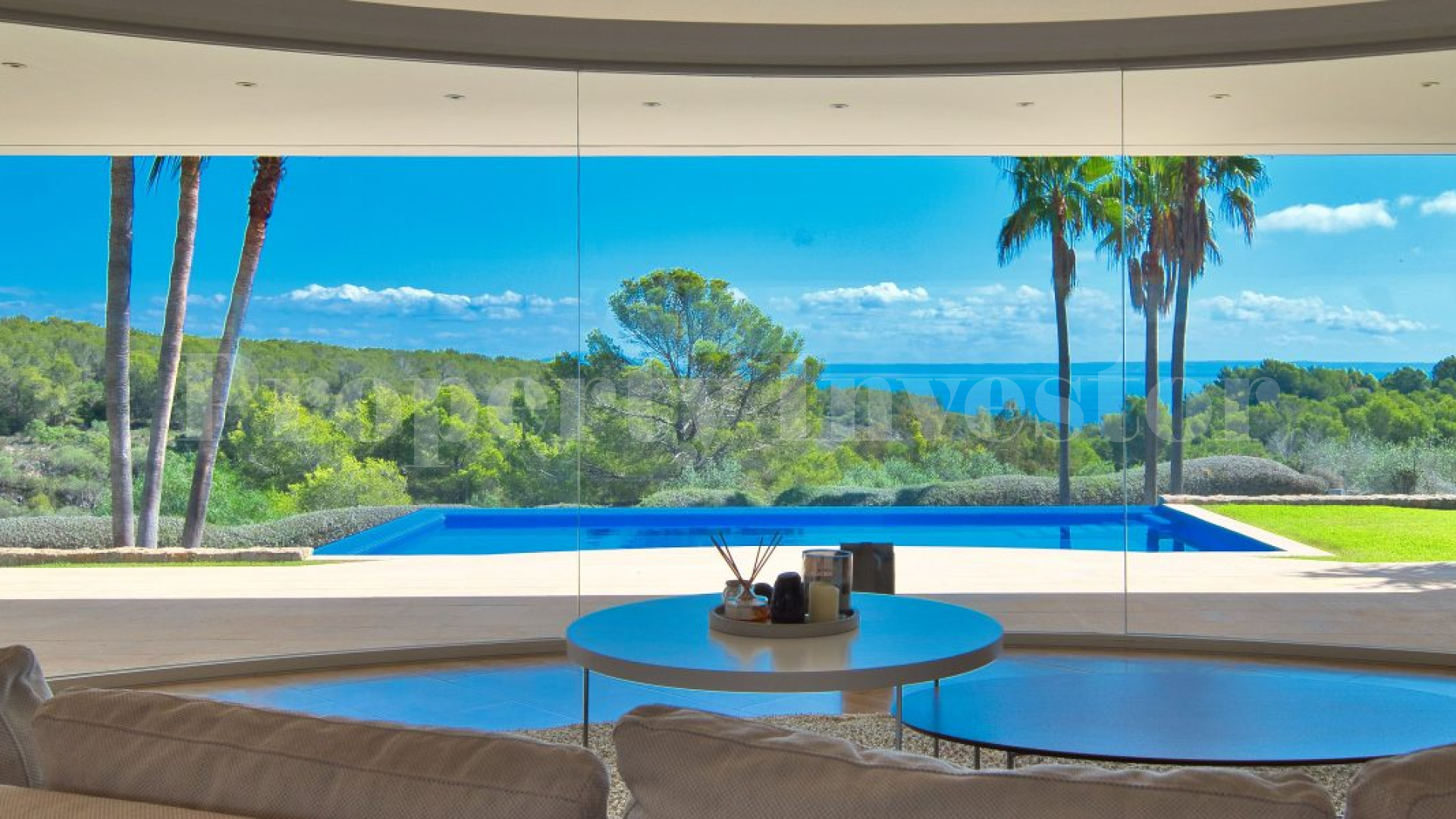 Minimalist 6 Bedroom Villa with Sea Views in Sol de Mallorca