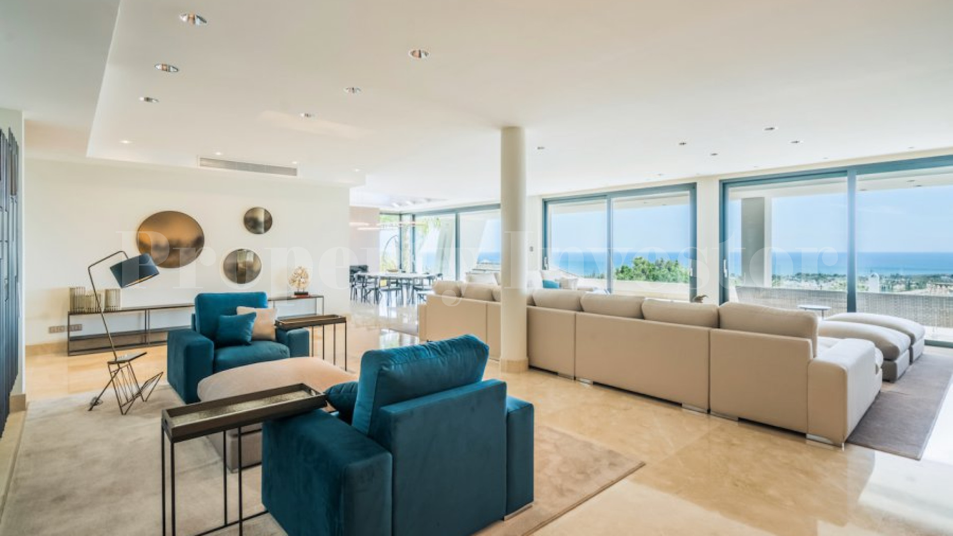 Fabulous 5 Bedroom Duplex Penthouse with Panoramic Sea Views for Sale in Marbella