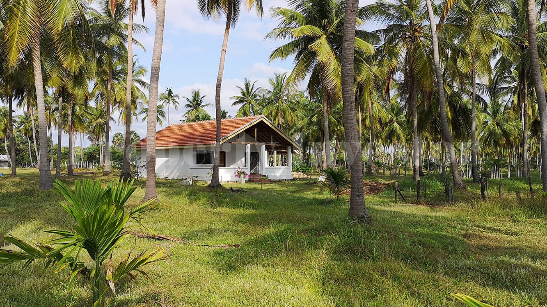 Эксклюзивный участок земли у пляжа площадью 1 гектар на частном полуострове в Шри-Ланке