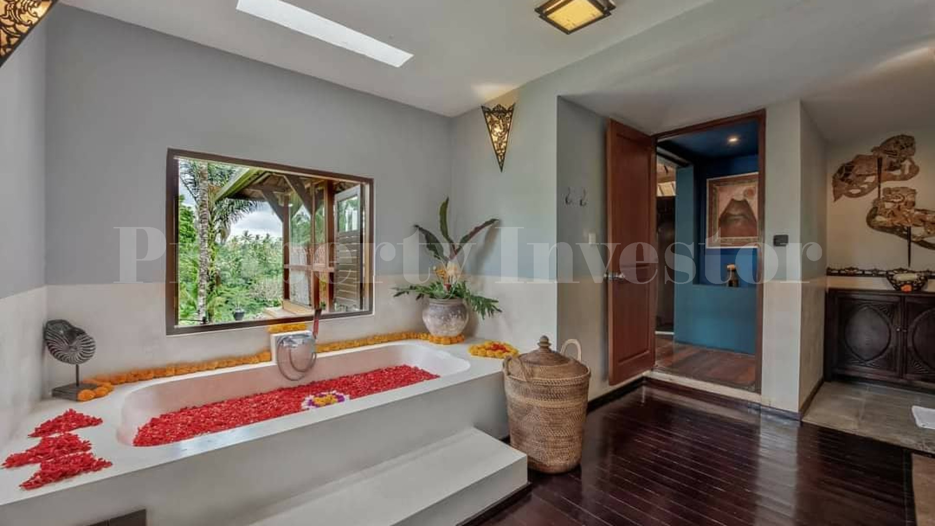Lush 4 Bedroom Balinese Estate with Jungle & Valley Views for Sale in North-Ubud, Bali