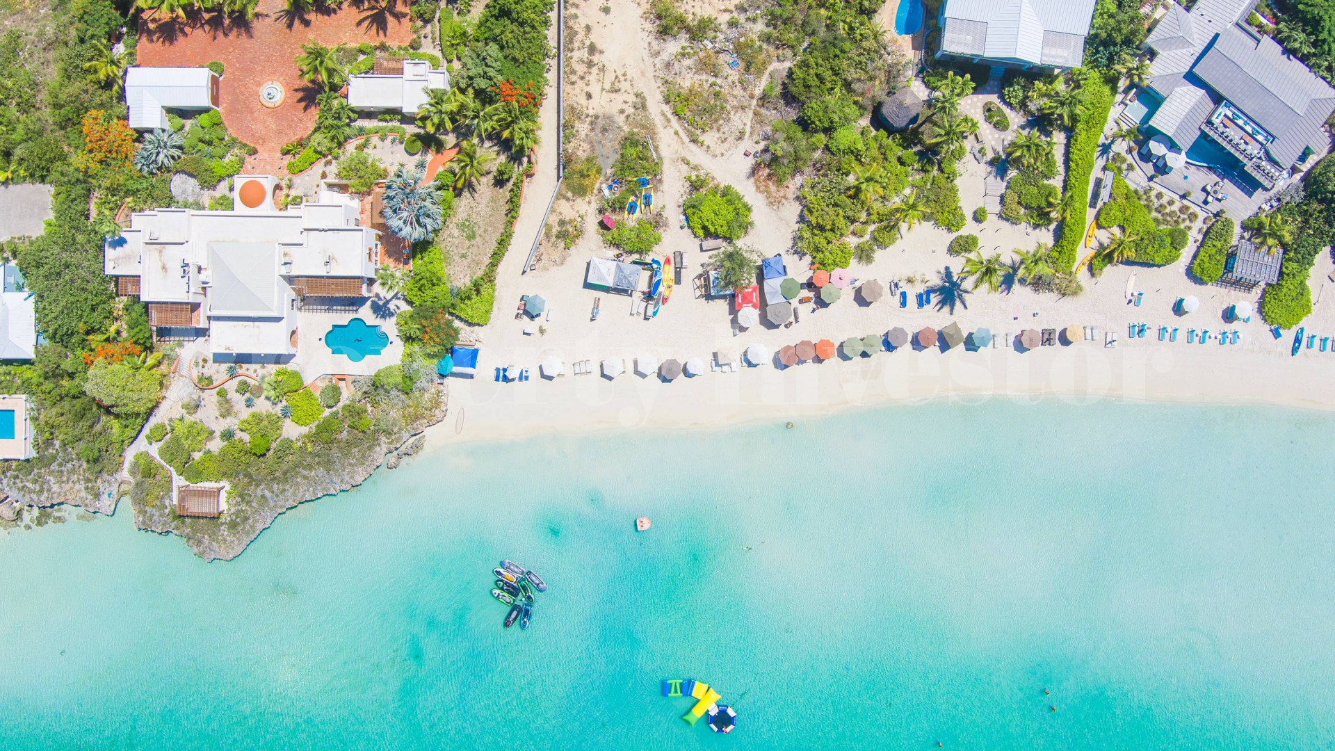 Exceptional 7 Bedroom Luxury Moroccan Style Beachfront Villa for Sale on Sapodilla Bay Beach, Turks & Caicos