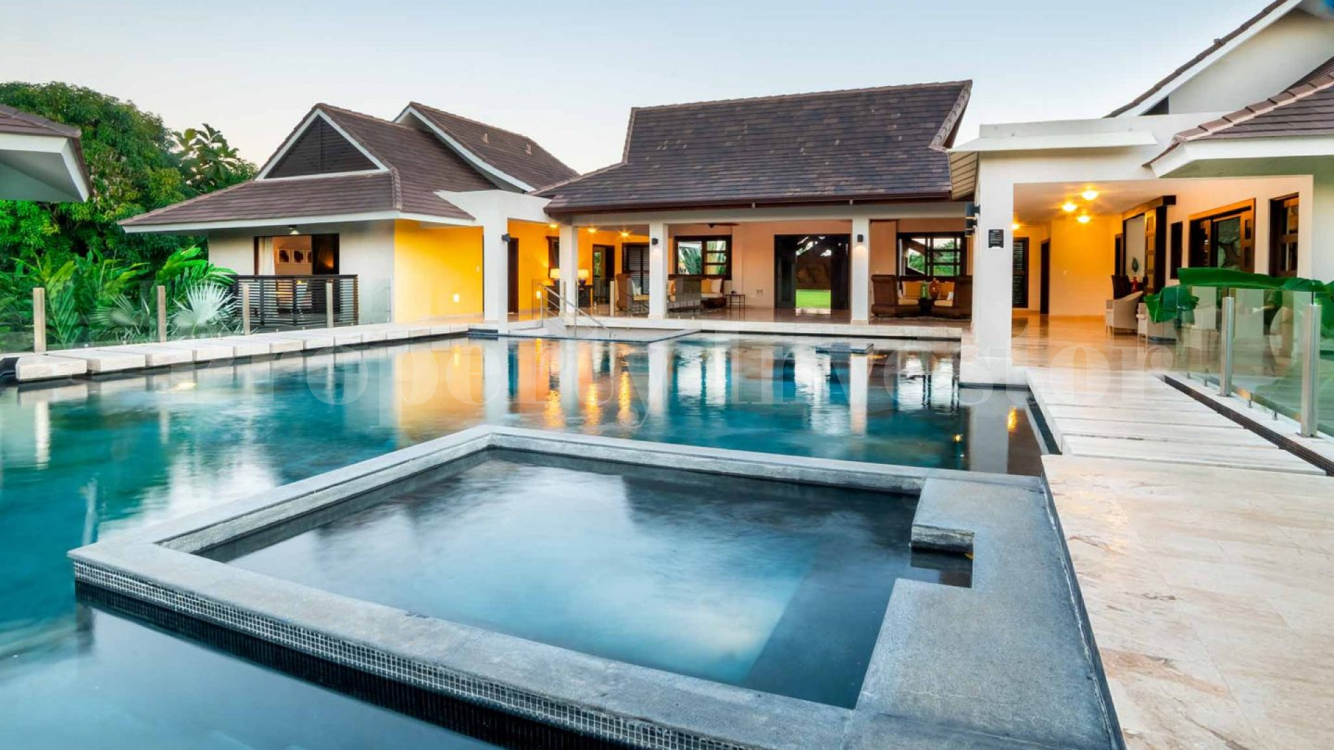 Extravagant 6 Bedroom Luxury Designer Golf Villa for Sale in La Romana, Dominican Republic