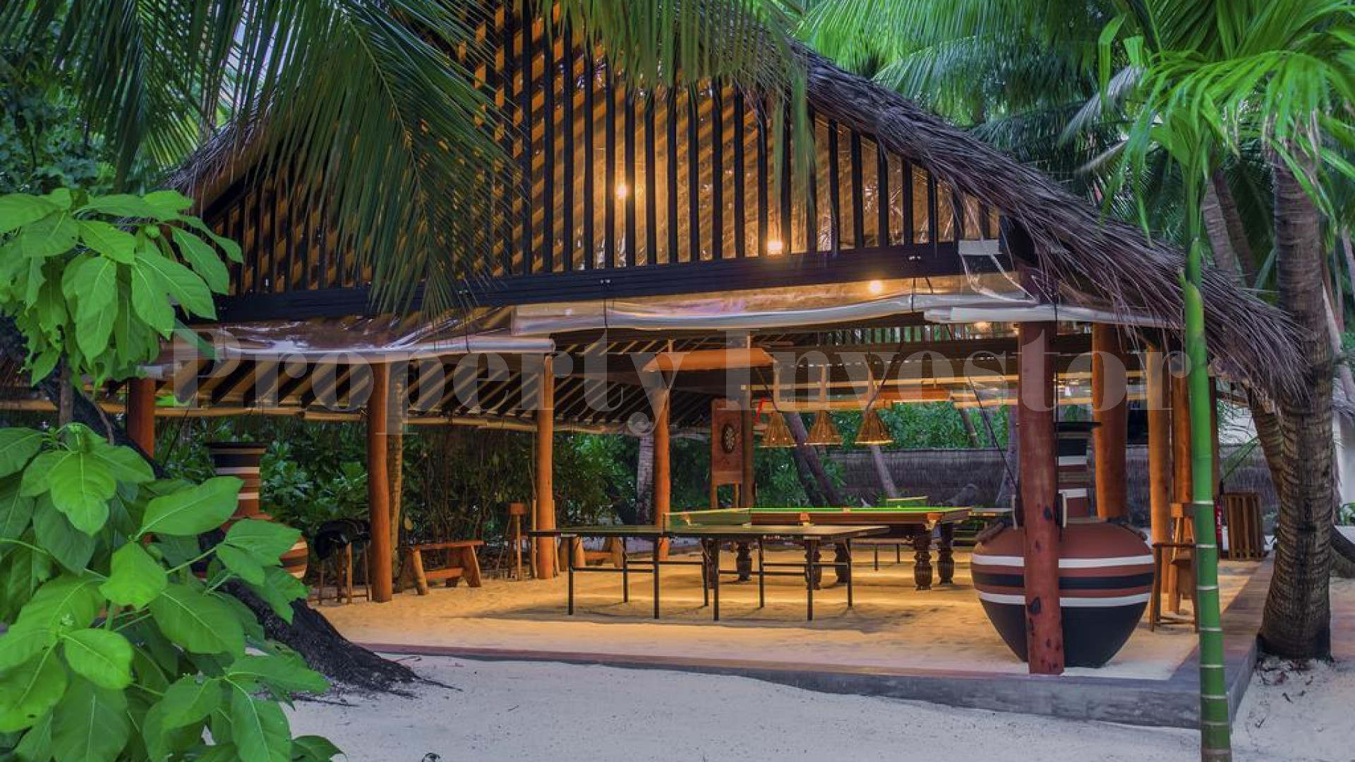 Exclusive 32 Room Island Eco Resort with 89 Room Overwater Bungalow Expansion Plan for Sale in the Maldives