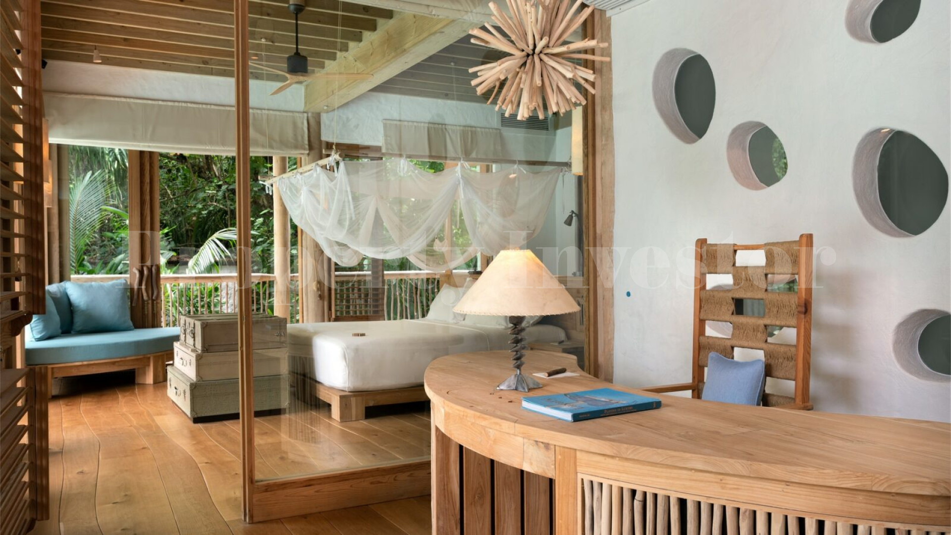 One-of-One 5 Bedroom Luxury Eco Resort Sunrise Villa with Viewing Moonlight Tower for Private Ownership in the Maldives