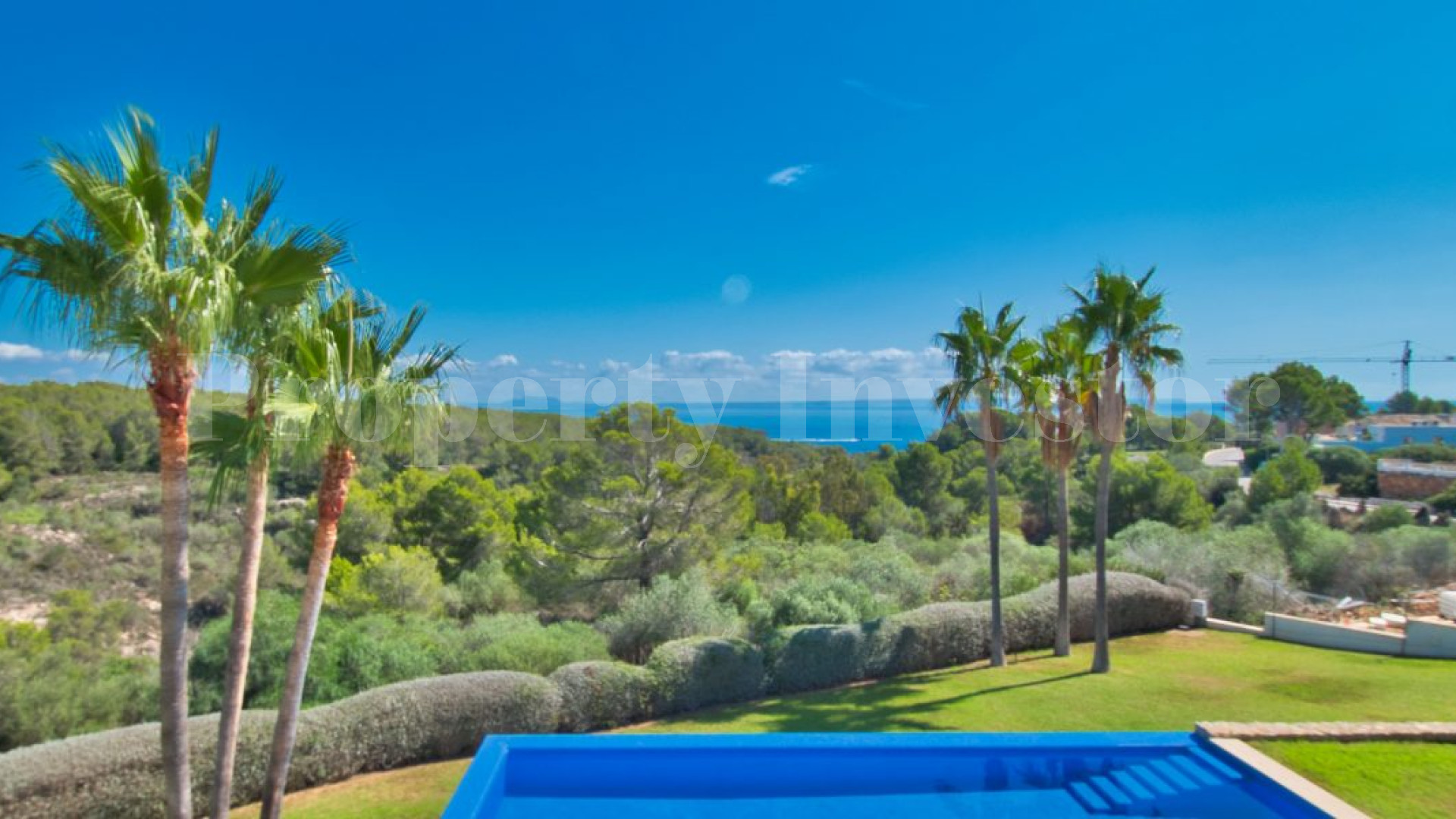 Minimalist 6 Bedroom Villa with Sea Views in Sol de Mallorca