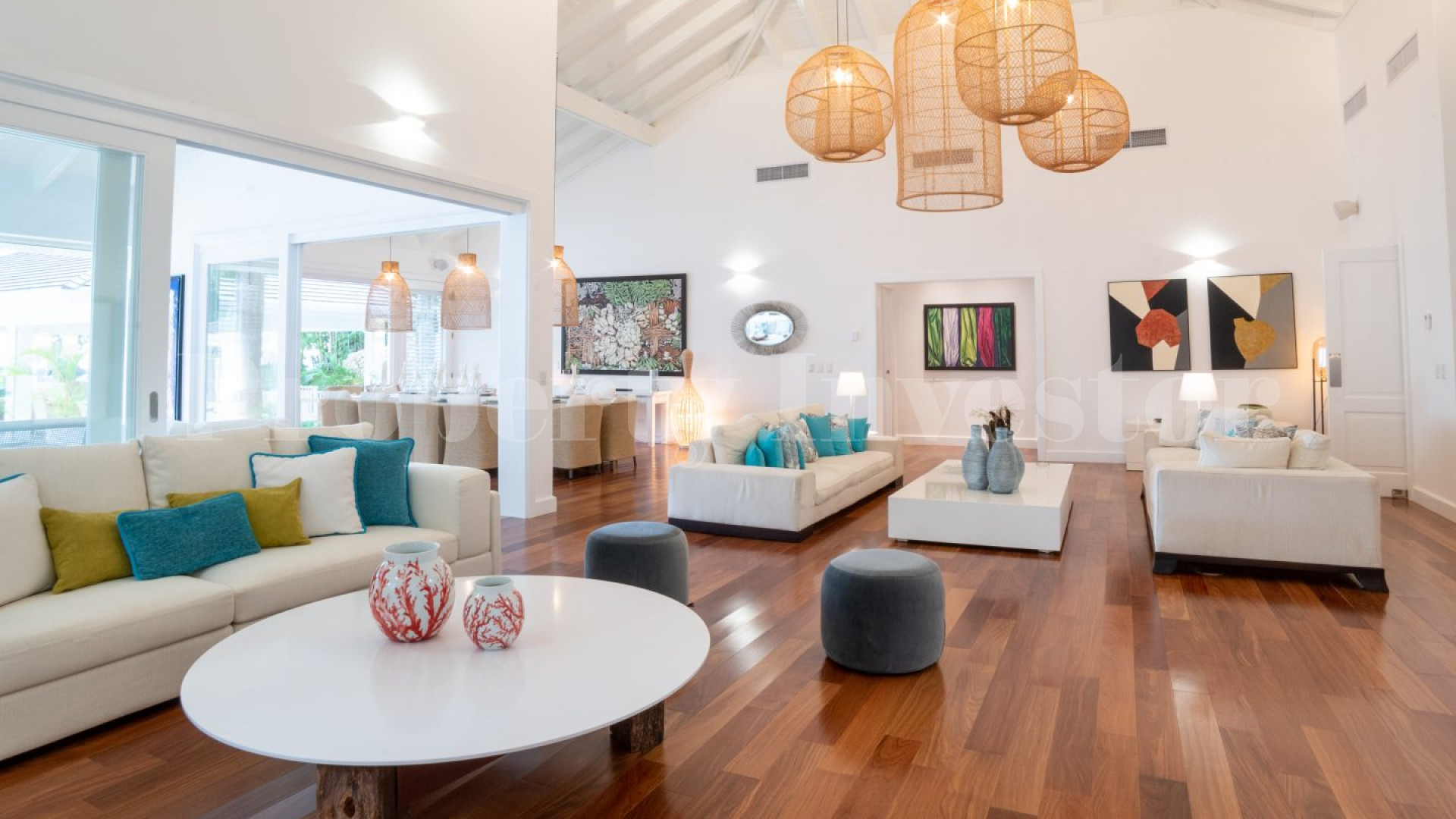 Modern Colonial 7 Bedroom Luxury Villa with Fabulous Golf & Ocean Views for Sale in La Romana, Dominican Republic