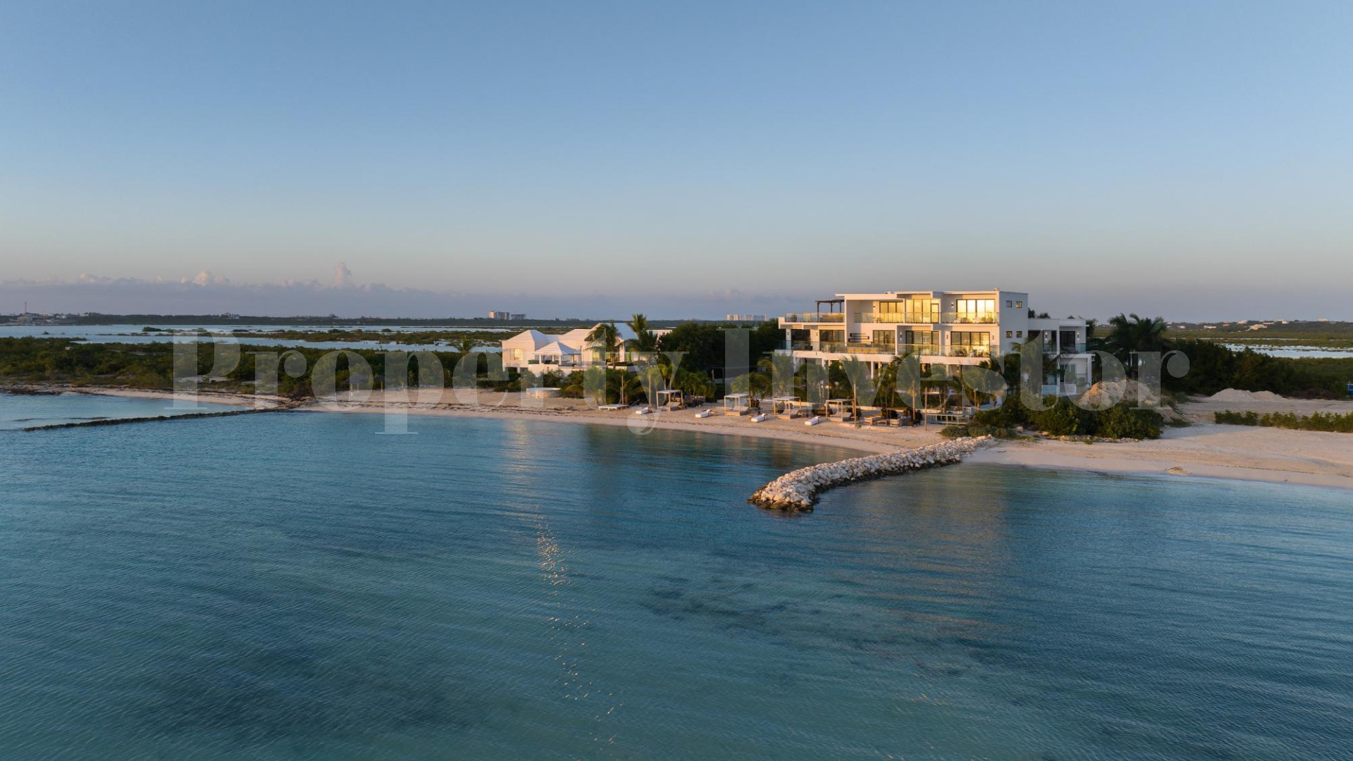 Premier 10 Bedroom Beachfront Trophy  Estate for Sale in Turtle Tail, Turks & Caicos