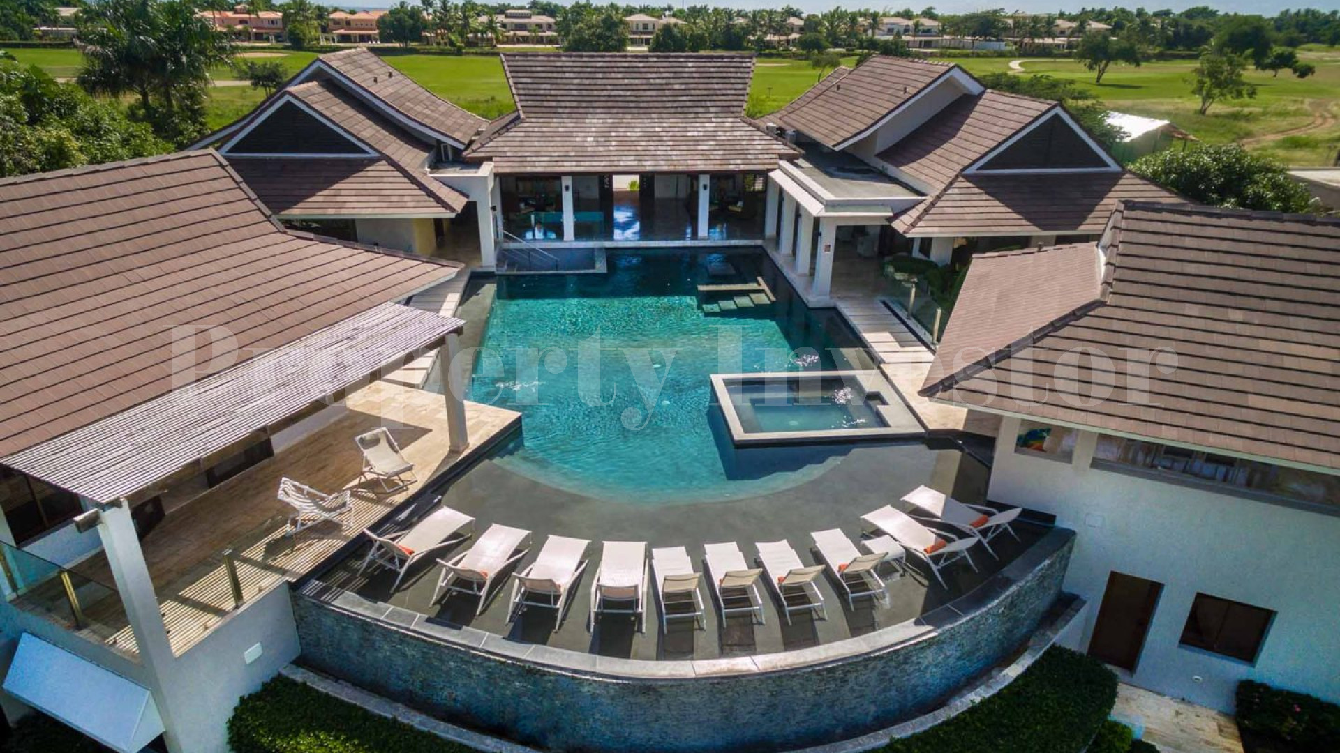 Extravagant 6 Bedroom Luxury Designer Golf Villa for Sale in La Romana, Dominican Republic