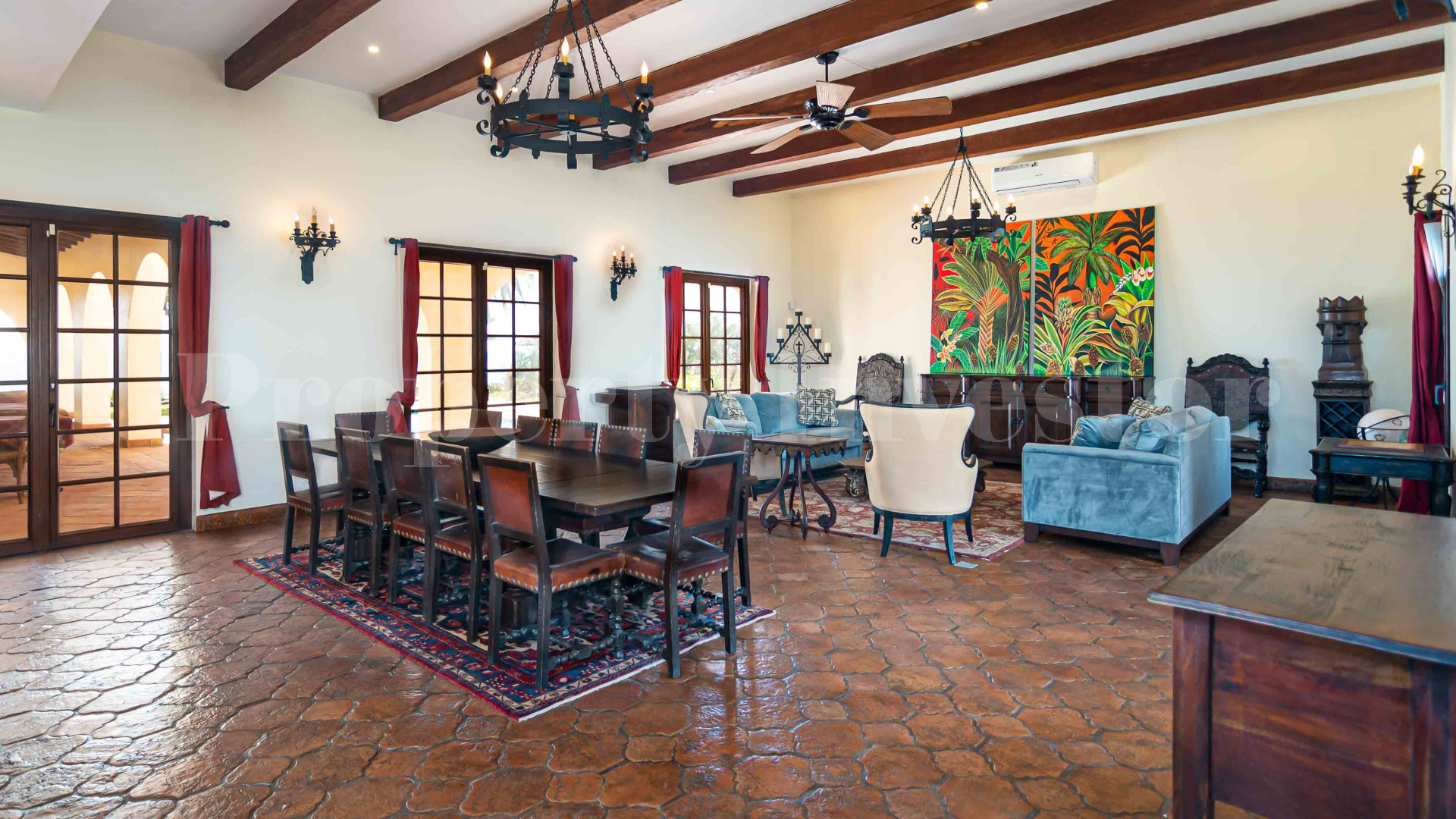 Stunning 4 Bedroom Luxury Spanish Colonial Revival Home for Sale in Pedasí, Panama