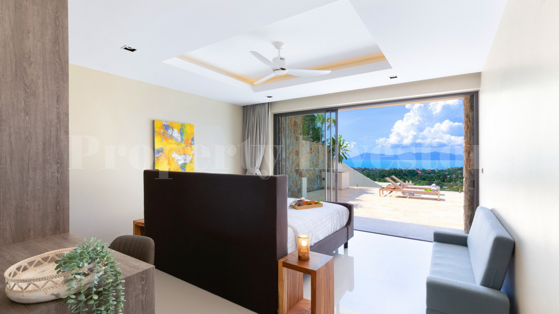 Фантастическая роскошная дизайнерская вилла с 4 спальнями с видом на море на о. Самуи