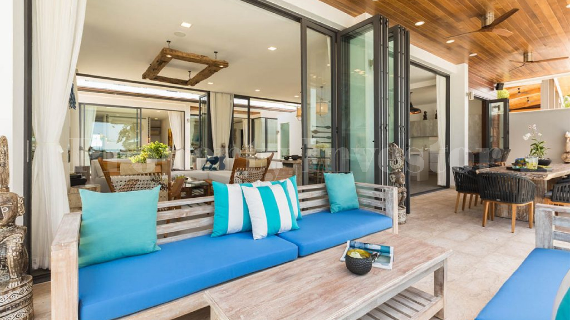 Breathtaking 6 Bedroom Beachfront Villa for Sale in Samui