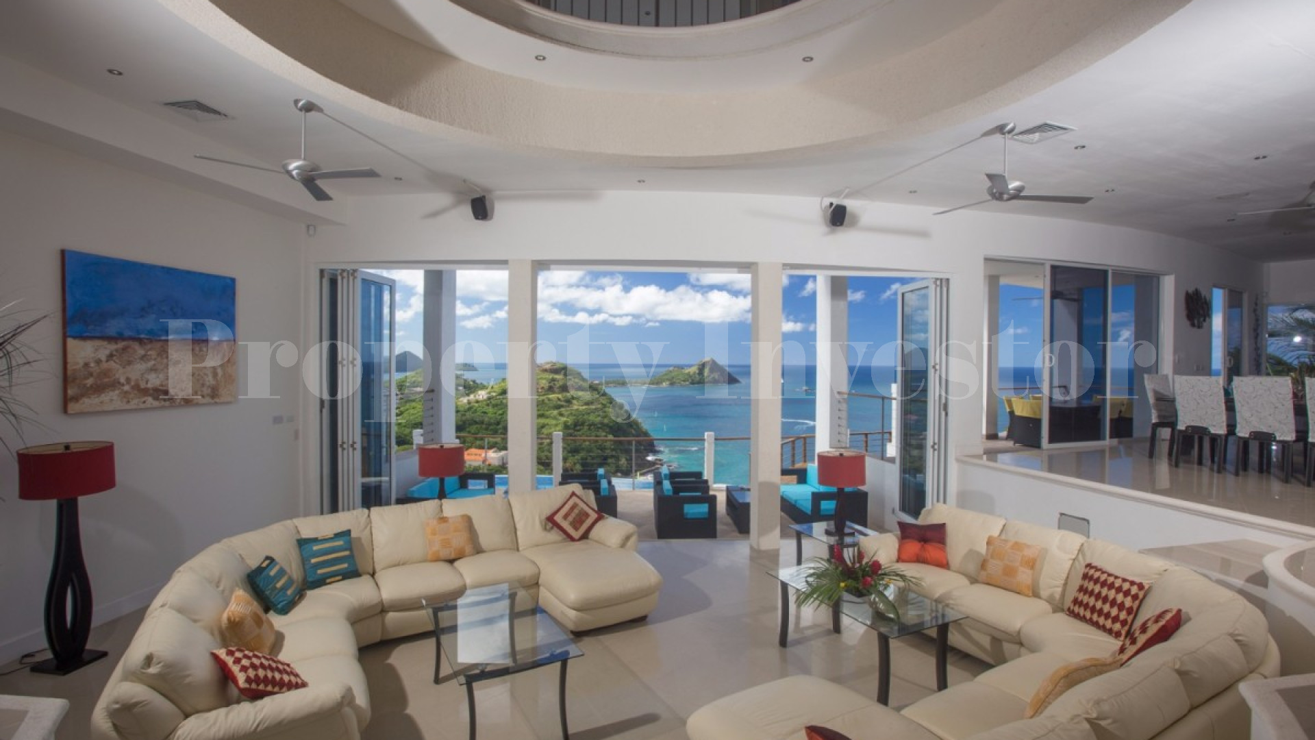 Stunning 6 Bedroom Hillside Designer Villa in St Lucia