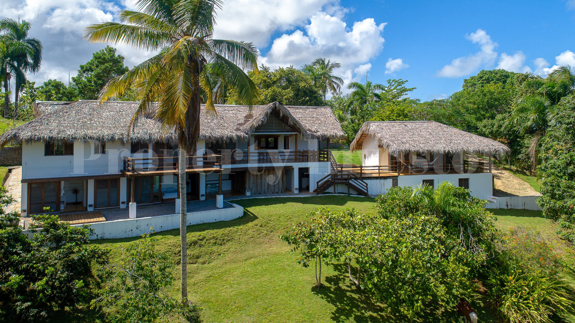 Эко ретрит на 5 спален с ручной отделкой с невероятными видами на океан и тропические сады рядом с Лас-Терренас, Доминиканская Республика