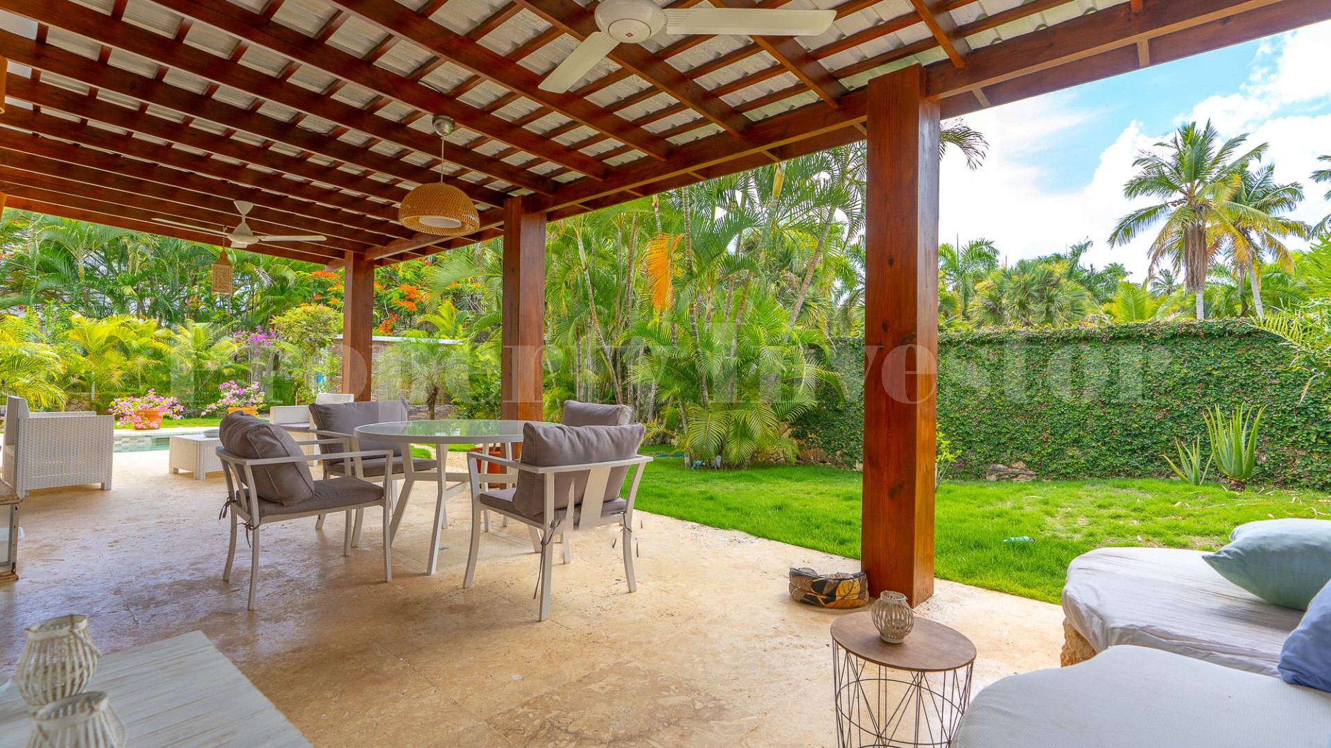 Magnificent 5 Bedroom Private Colonial Style Beachfront Villa for Sale in La Esperanza, Las Terrenas
