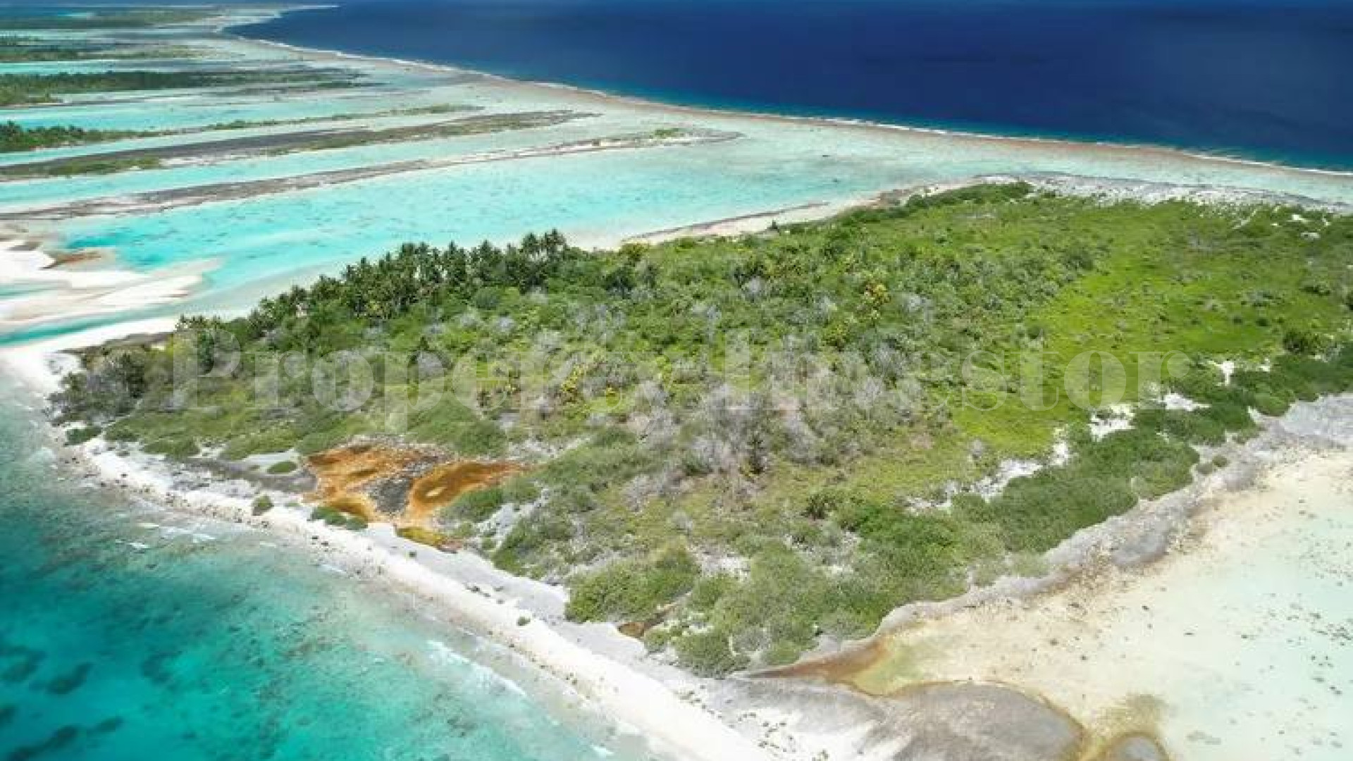 Approximately 11 Hectares of Pristine Private Virgin Island for Sale in Arutua, French Polynesia