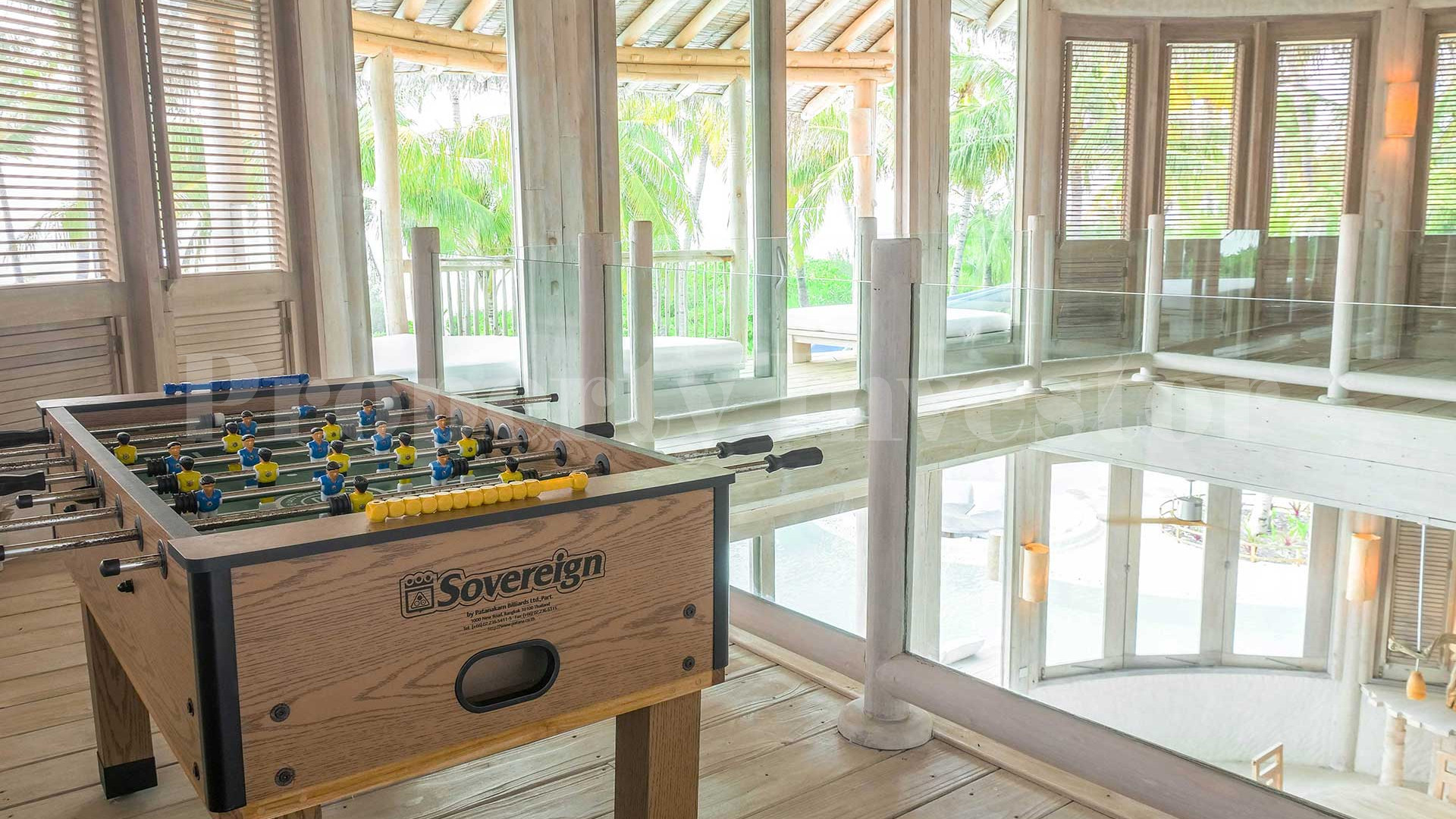 Exclusive 4 Bedroom Private Island Eco Resort Beach Residence with Slide for Sale in the Maldives