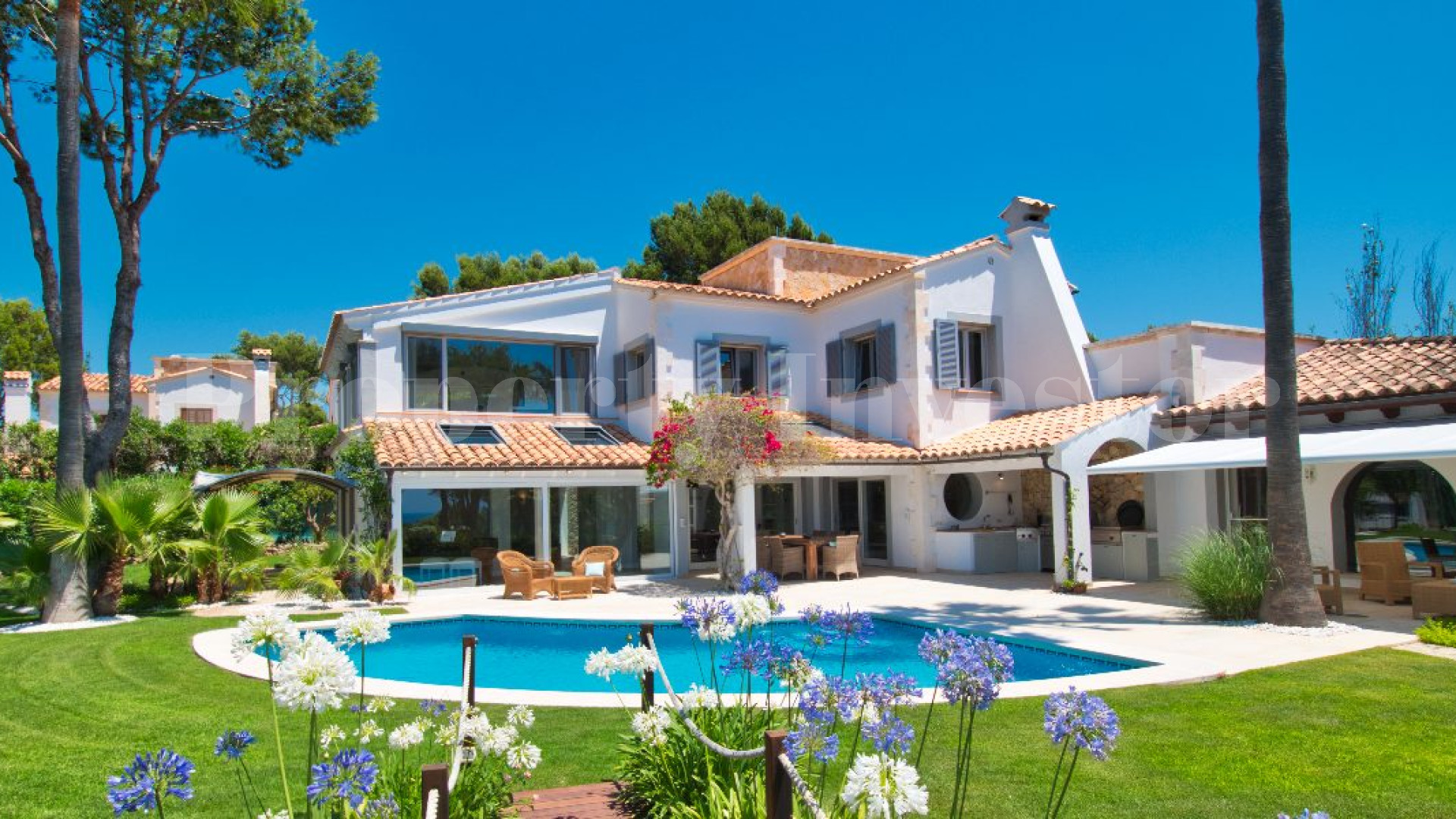 2 традиционно средиземноморские виллы с видом на море в Нуэва Санта Понса, Майорка